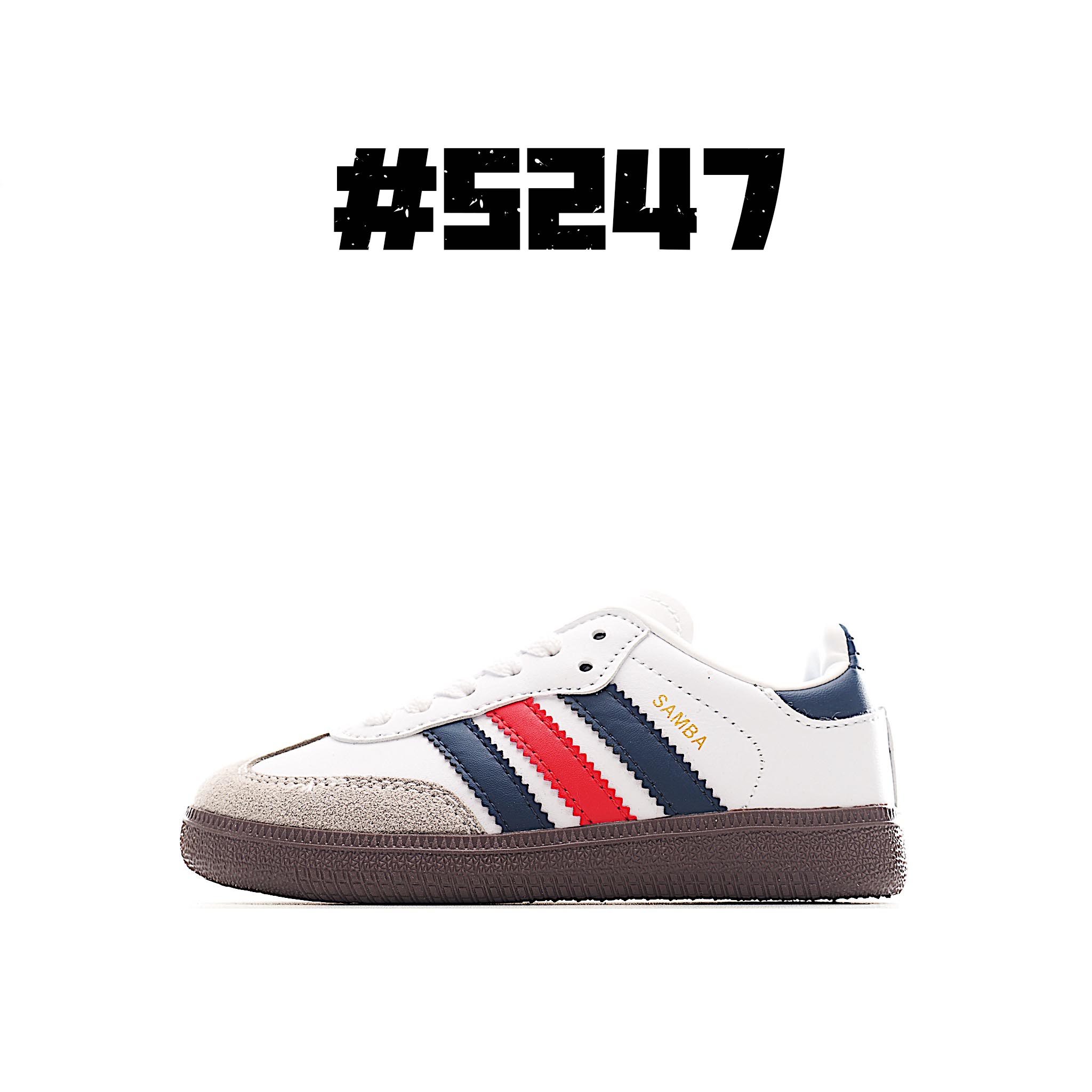 图片[7]-AD 德训 低帮儿童休闲鞋 注：22-27松紧带，28-37系带 如果你回到 1960 年代，你会发现职业足球运动员穿着桑巴，就像这些婴儿鞋一样，几乎就像他们一样。尺寸缩小适合儿童，配有柔软的鞋垫，在全天玩耍时感觉舒适。皮革鞋面、胶橡胶鞋底和3条纹保持经典。 尺码：22-37-选品中心