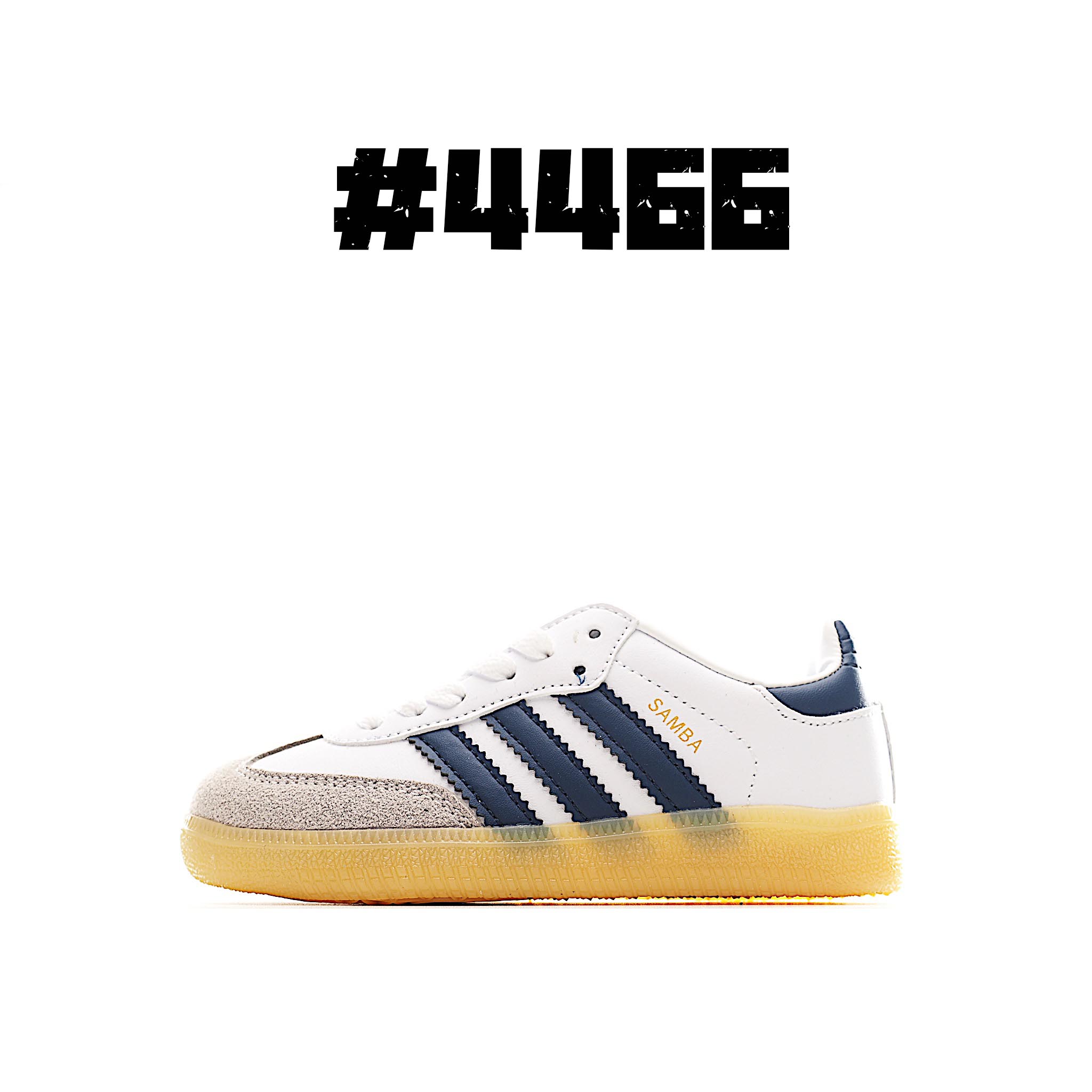 图片[7]-AD 德训 低帮儿童休闲鞋 注：22-27松紧带，28-37系带 如果你回到 1960 年代，你会发现职业足球运动员穿着桑巴，就像这些婴儿鞋一样，几乎就像他们一样。尺寸缩小适合儿童，配有柔软的鞋垫，在全天玩耍时感觉舒适。皮革鞋面、胶橡胶鞋底和3条纹保持经典。 尺码：22-37-选品中心