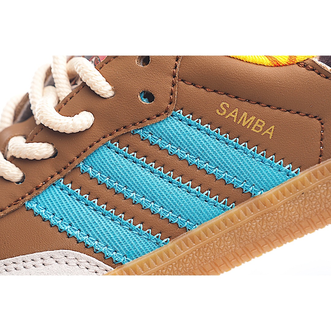 图片[6]-AD 德训 低帮儿童休闲鞋 注：22-27松紧带，28-37系带 如果你回到 1960 年代，你会发现职业足球运动员穿着桑巴，就像这些婴儿鞋一样，几乎就像他们一样。尺寸缩小适合儿童，配有柔软的鞋垫，在全天玩耍时感觉舒适。皮革鞋面、胶橡胶鞋底和3条纹保持经典。 货号：3099 尺码：22-37-选品中心