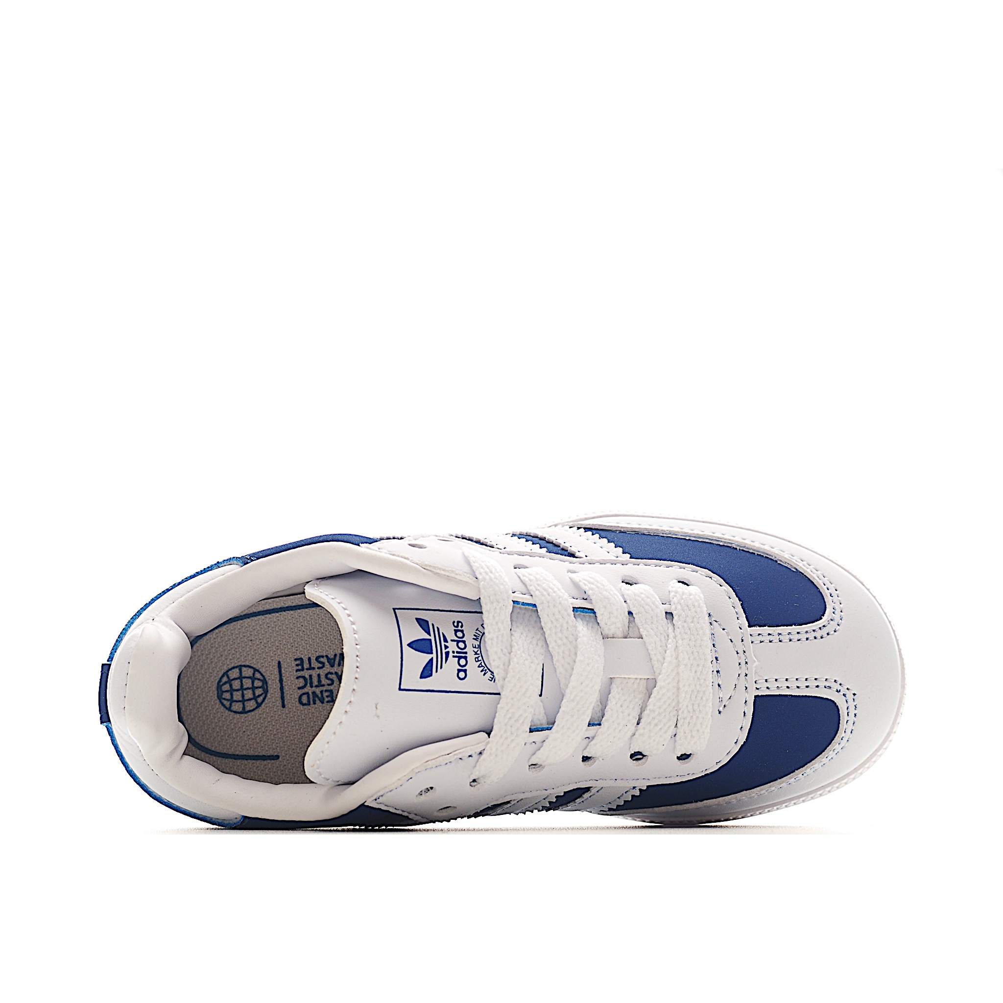 图片[9]-AD 德训 低帮儿童休闲鞋 注：22-27松紧带，28-37系带 如果你回到 1960 年代，你会发现职业足球运动员穿着桑巴，就像这些婴儿鞋一样，几乎就像他们一样。尺寸缩小适合儿童，配有柔软的鞋垫，在全天玩耍时感觉舒适。皮革鞋面、胶橡胶鞋底和3条纹保持经典。 货号：3203 尺码：22-37-选品中心