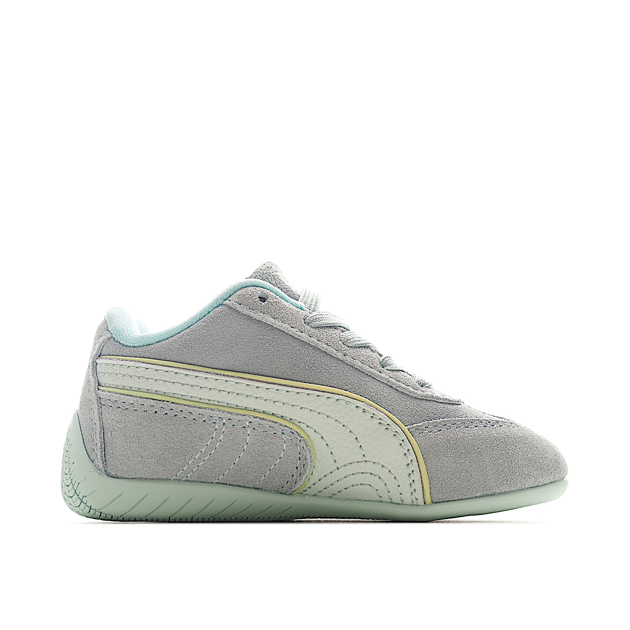 图片[2]-调PA 美洲狮赛车儿童鞋 灵感来自赛道速度的PA经典之作，以其赛车鞋风格的形状和流畅的线条在人群中脱颖而出，看起来快速而大胆。将赛车运动带到街头，用我们标志性轮廓的最新版本来引领低调的潮流。 尺码：24-35-选品中心