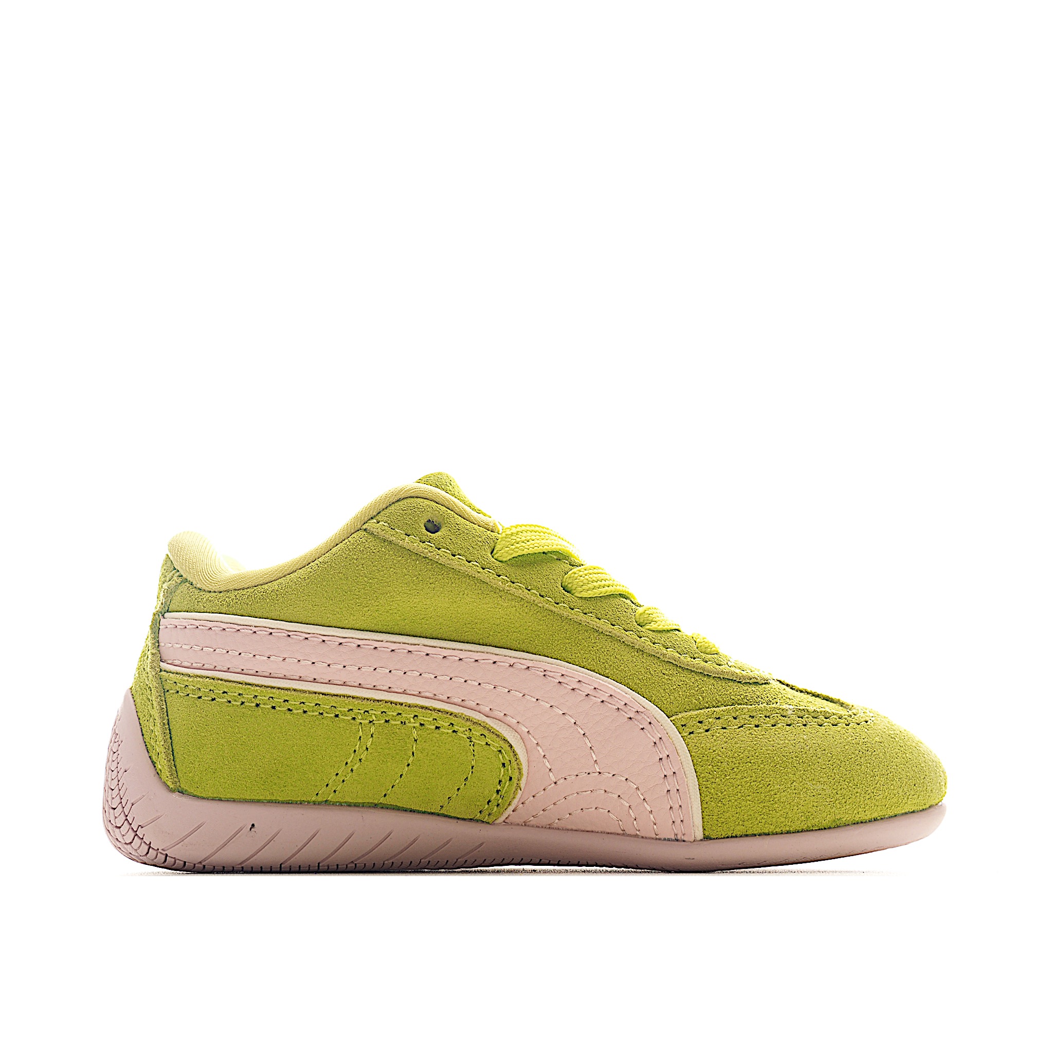 图片[2]-调PA 美洲狮赛车儿童鞋 灵感来自赛道速度的PA经典之作，以其赛车鞋风格的形状和流畅的线条在人群中脱颖而出，看起来快速而大胆。将赛车运动带到街头，用我们标志性轮廓的最新版本来引领低调的潮流。 尺码：24-35-选品中心