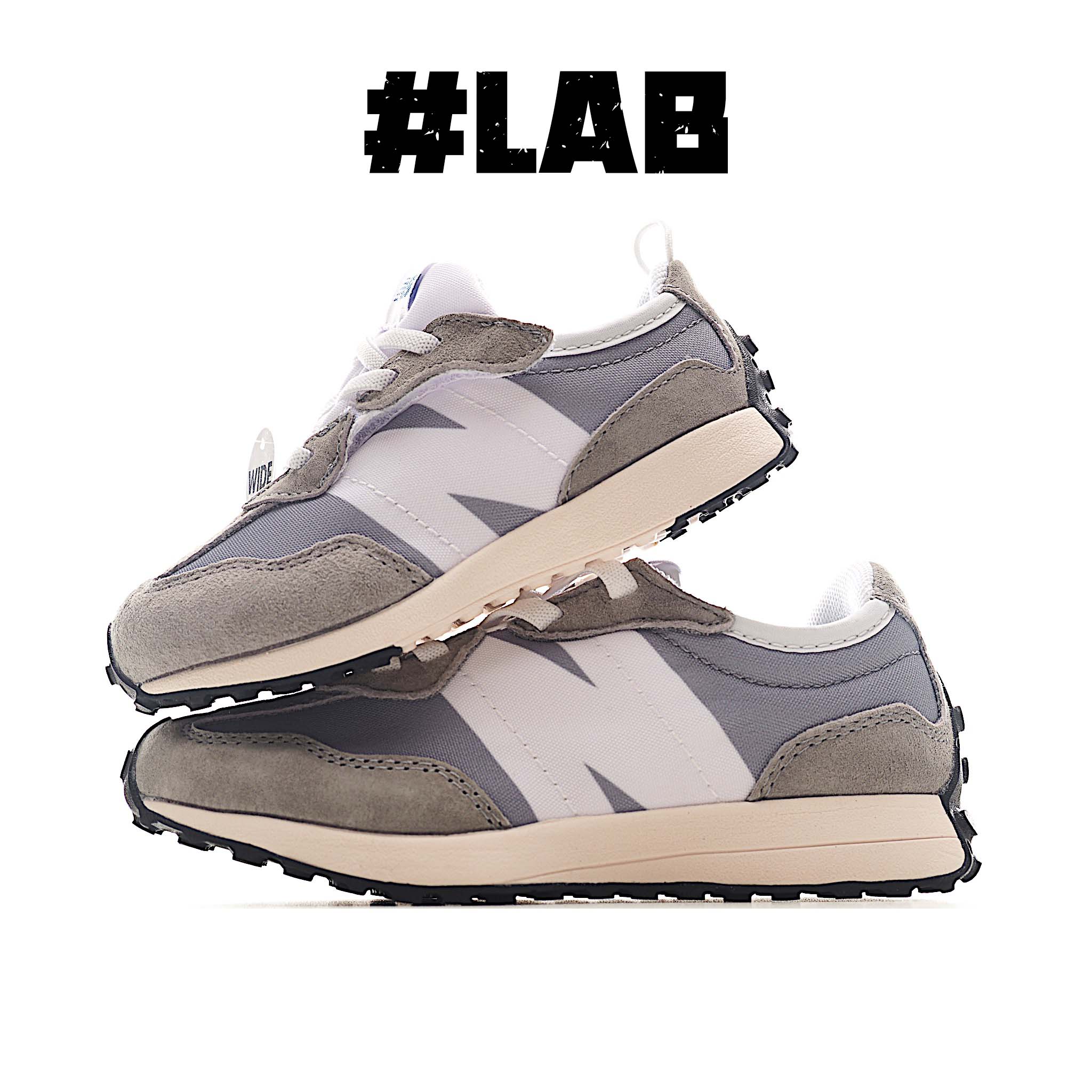 图片[4]-NB 327 宽版儿童款运动鞋 专为学龄前儿童设计，以复古经典设计和现代舒适相结合，宽版设计更贴合亚洲儿童脚型，提供更佳支撑。轻盈透气的材质让孩子行走更加舒适，独特的大底设计确保出色的抓地力和稳定性，无论是玩耍还是日常穿着，都是理想选择。 尺码：21-37 (小码21-27魔术贴,大码28-37松紧带)-选品中心