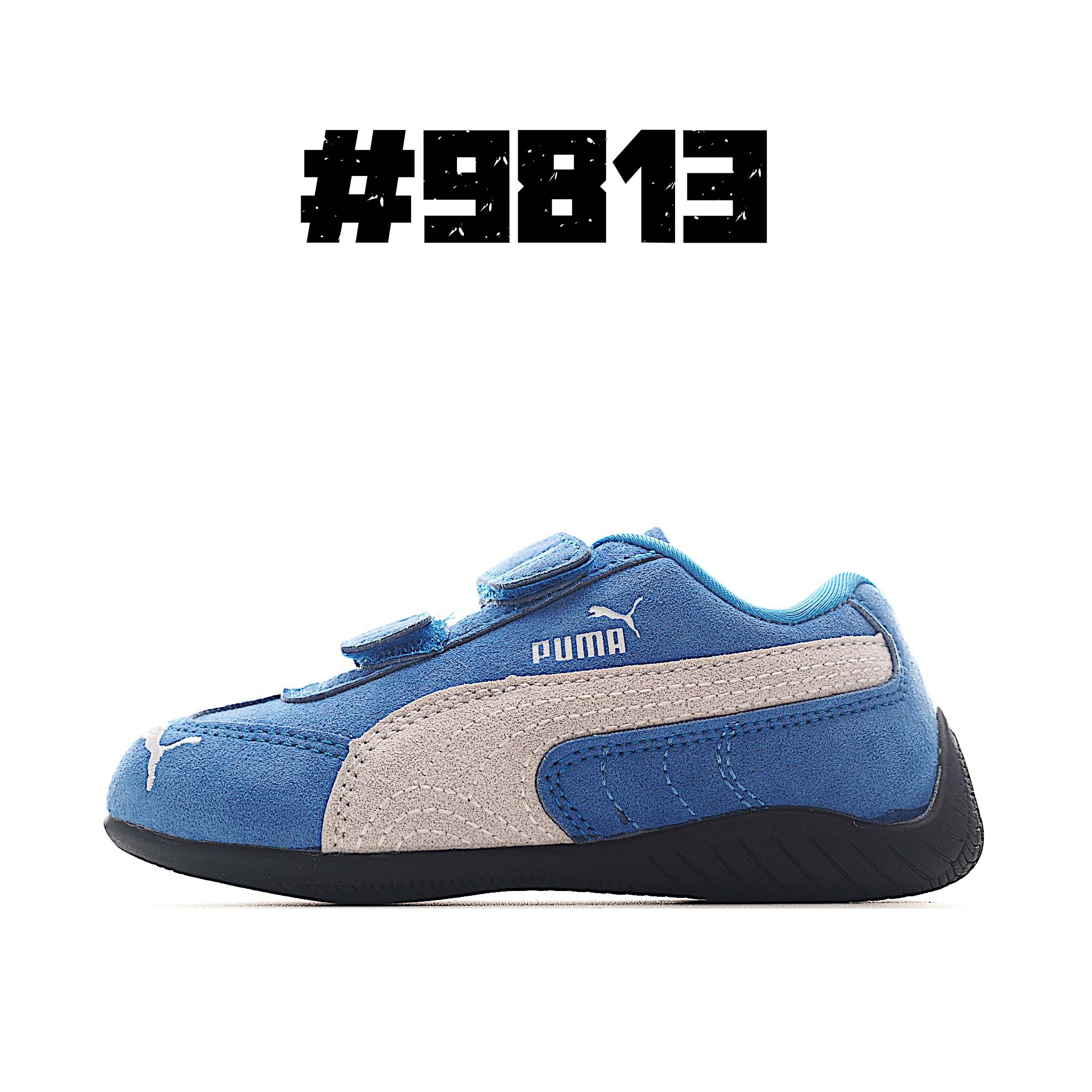 图片[4]-PA 赛车双魔术贴儿童鞋 以其赛车鞋风格的形状和流畅的线条在人群中脱颖而出，看起来快速而大胆。将赛车运动带到街头，用我们标志性轮廓的最新版本来引领低调的潮流。 尺码：24-35-选品中心