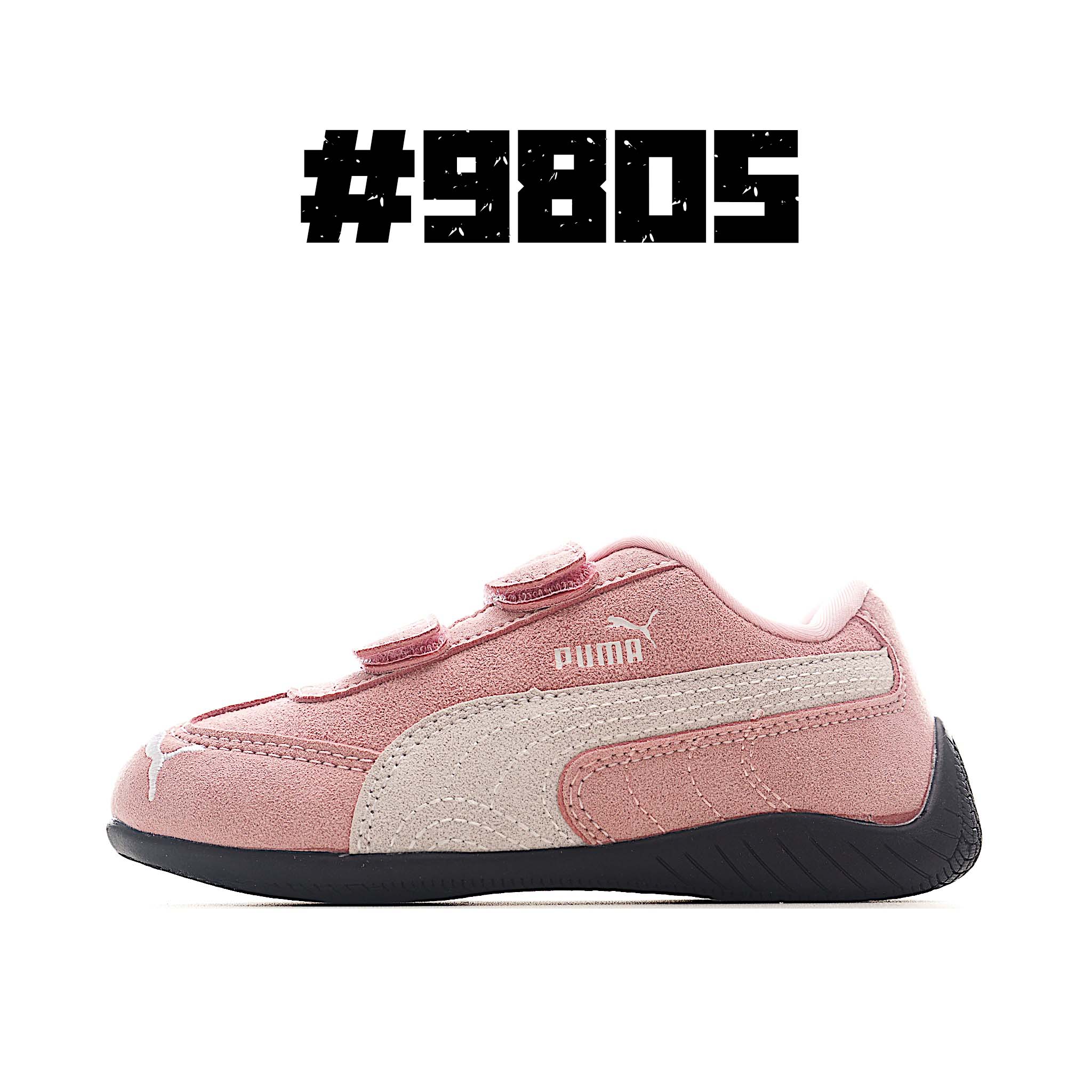 图片[5]-PA 赛车双魔术贴儿童鞋 以其赛车鞋风格的形状和流畅的线条在人群中脱颖而出，看起来快速而大胆。将赛车运动带到街头，用我们标志性轮廓的最新版本来引领低调的潮流。 尺码：24-35-选品中心