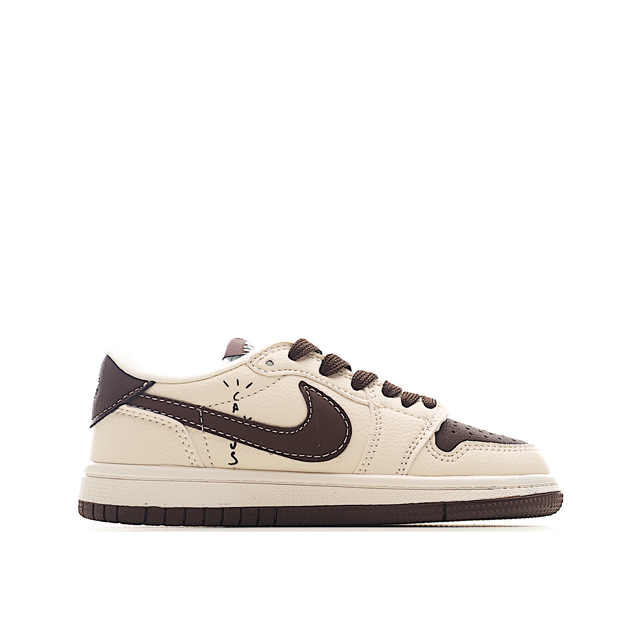 图片[2]-这款时尚与舒适并存的潮流鞋，其耐磨鞋底和优质材料确保小脚始终舒适，适合各种日常活动，使其成为儿童运动鞋爱好者的完美选择。鞋跟采用联合品牌细节，脚下饰有标志性的双色橡胶鞋底，确保您的孩子在场上踢得最好。 货号：7901 尺码：24-37-选品中心