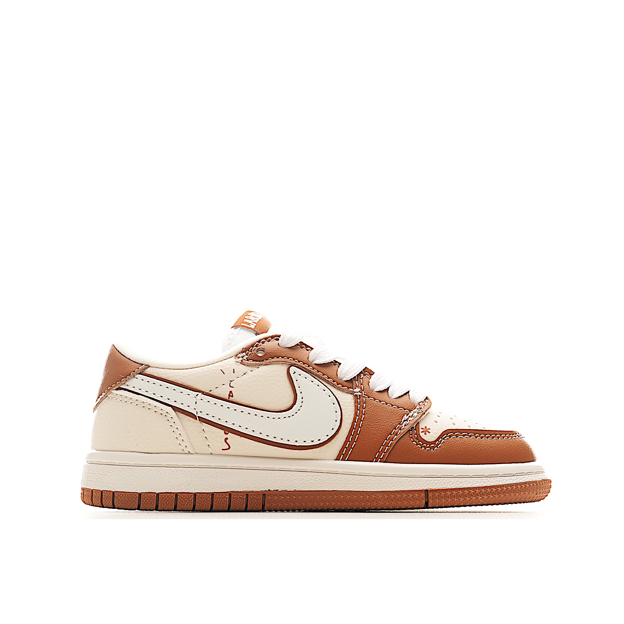 图片[2]-这款时尚与舒适并存的潮流鞋，其耐磨鞋底和优质材料确保小脚始终舒适，适合各种日常活动，使其成为儿童运动鞋爱好者的完美选择。鞋跟采用联合品牌细节，脚下饰有标志性的双色橡胶鞋底，确保您的孩子在场上踢得最好。 货号：7106 尺码：24-37-选品中心