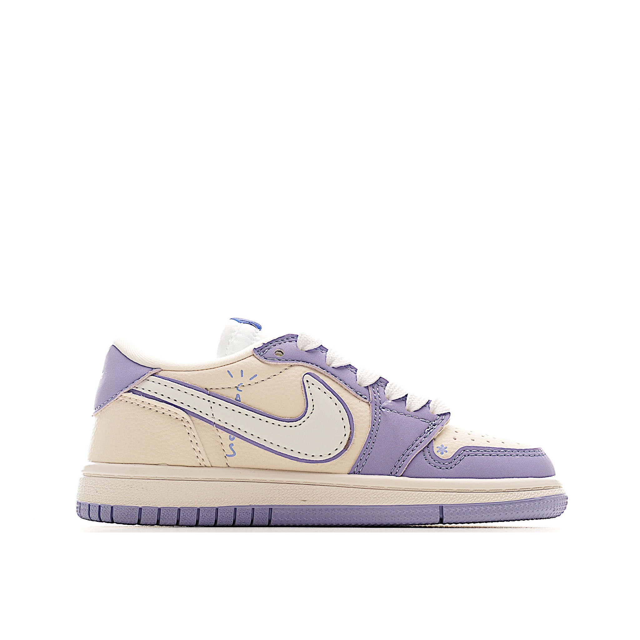 图片[2]-这款时尚与舒适并存的潮流鞋，其耐磨鞋底和优质材料确保小脚始终舒适，适合各种日常活动，使其成为儿童运动鞋爱好者的完美选择。鞋跟采用联合品牌细节，脚下饰有标志性的双色橡胶鞋底，确保您的孩子在场上踢得最好。 货号：9512 尺码：24-37-选品中心