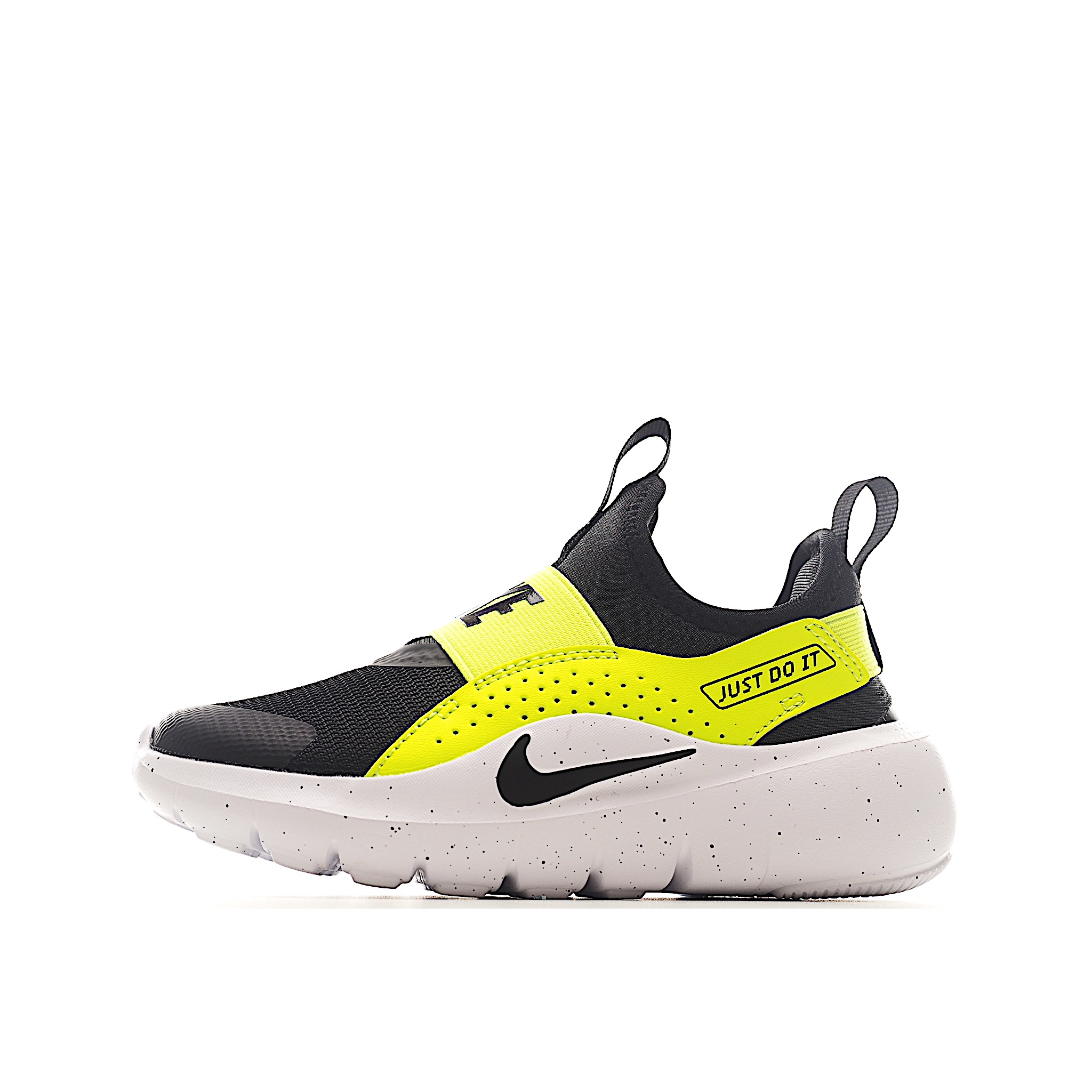 NO:552610,The Barefoot 4th Generation Slip-On Children's Sports Shoes are easy to put on and take off, allowing little ones to slip in easily and start playing right away. The flexible inner boot design with elastic straps creates a secure fit. The curved grooves on the outsole give young feet a natural and smooth movement experience, helping babies to step confidently. Size 24-37 Item No. 4003, Nike series, boots, sneakers,19860909穿上赤足4代一脚蹬童鞋运动鞋便于穿脱,让小宝贝轻松穿入,即刻开玩.柔韧内靴设计搭配弹性固定带,缔造稳固贴合感.外底弯曲凹槽赋予稚嫩双足自然流畅的运动体验,助宝贝自信迈步. 尺码24-37 货号4003,耐克系列,boots,sneakers,,Children's