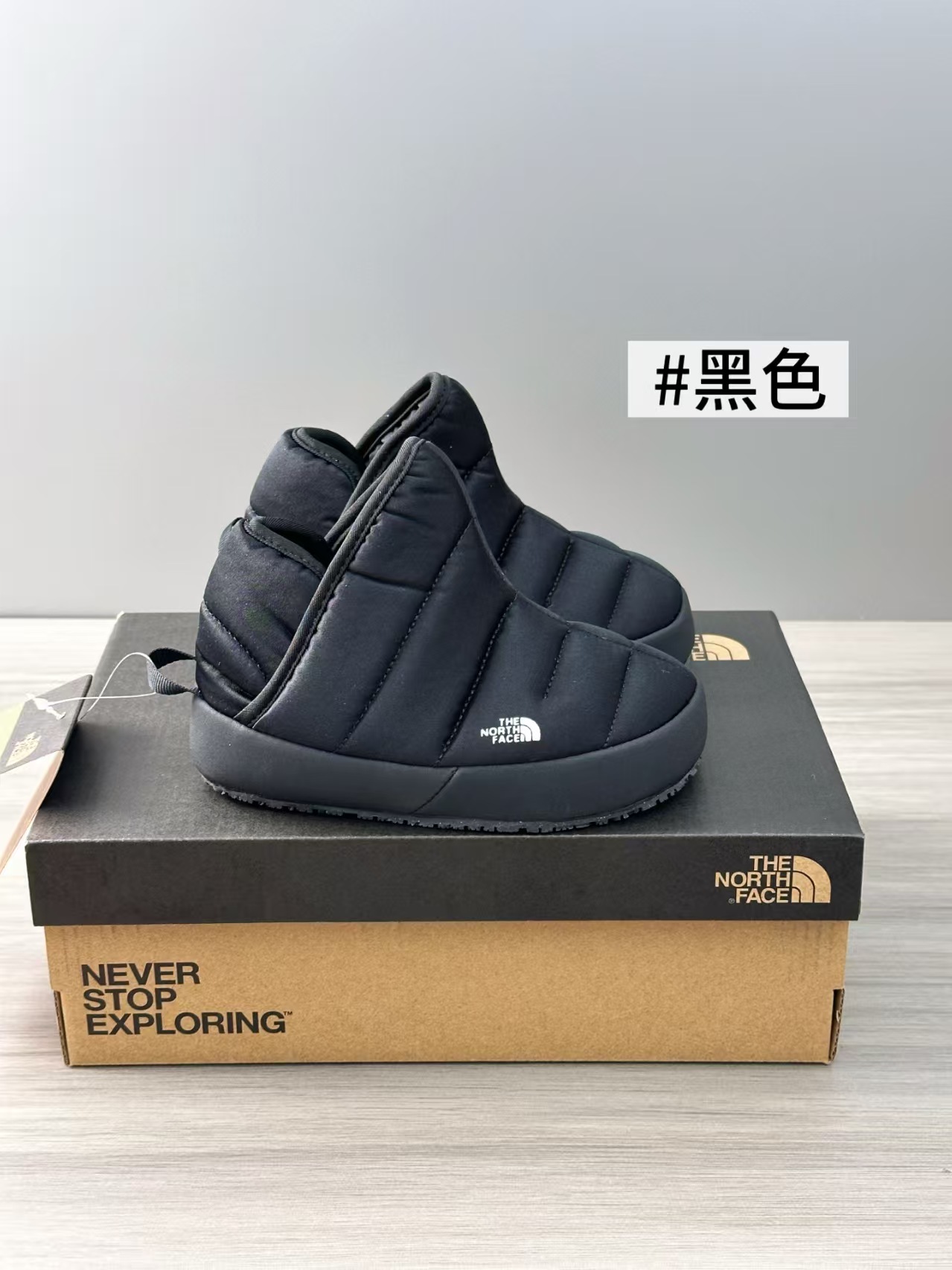 图片[2]-北面高帮面包鞋 独家北面高帮新款，经典黑色🖤，永远经典的配色，随便搭配任何裤子，回头率拉满💯-选品中心