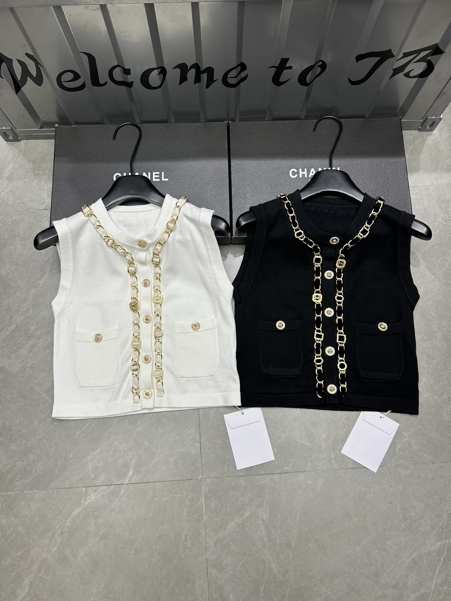 Chanel Ropa Chaleco Cadena