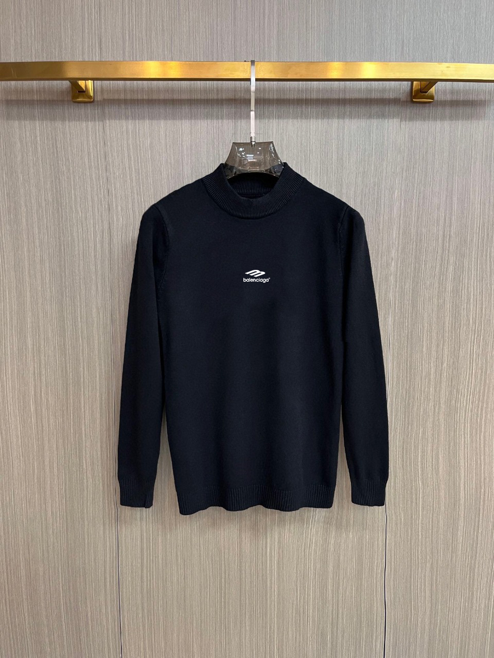 P105 Principal [Balenciaga] Suéter de cuello alto, última colección de otoño/invierno, réplica 1:1 de nivel boutique, ¡…