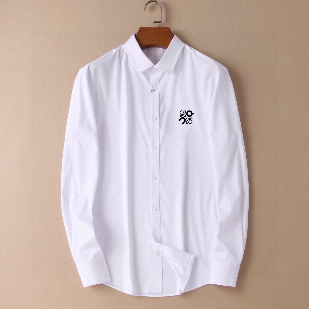 P145 Camisa de manga larga para hombre de Loewe, colección de todas las estaciones. Mercancía de la casa comercial de H…
