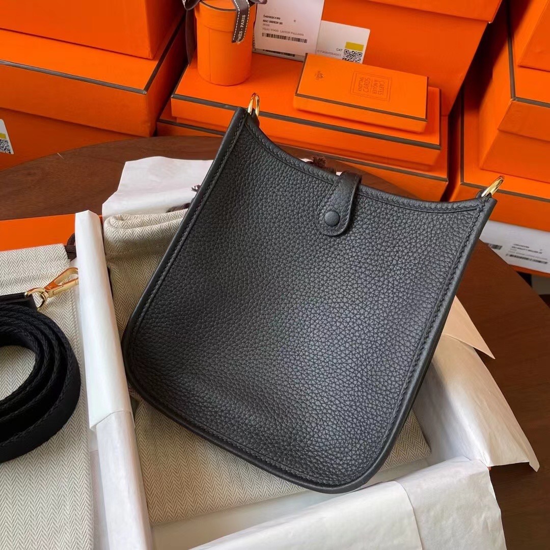 🇨🇳evelyne mini 16 clemence皮 89黑色 金扣