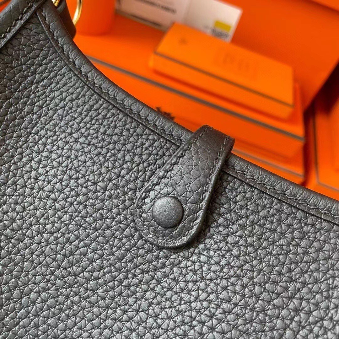 🇨🇳evelyne mini 16 clemence皮 89黑色 金扣