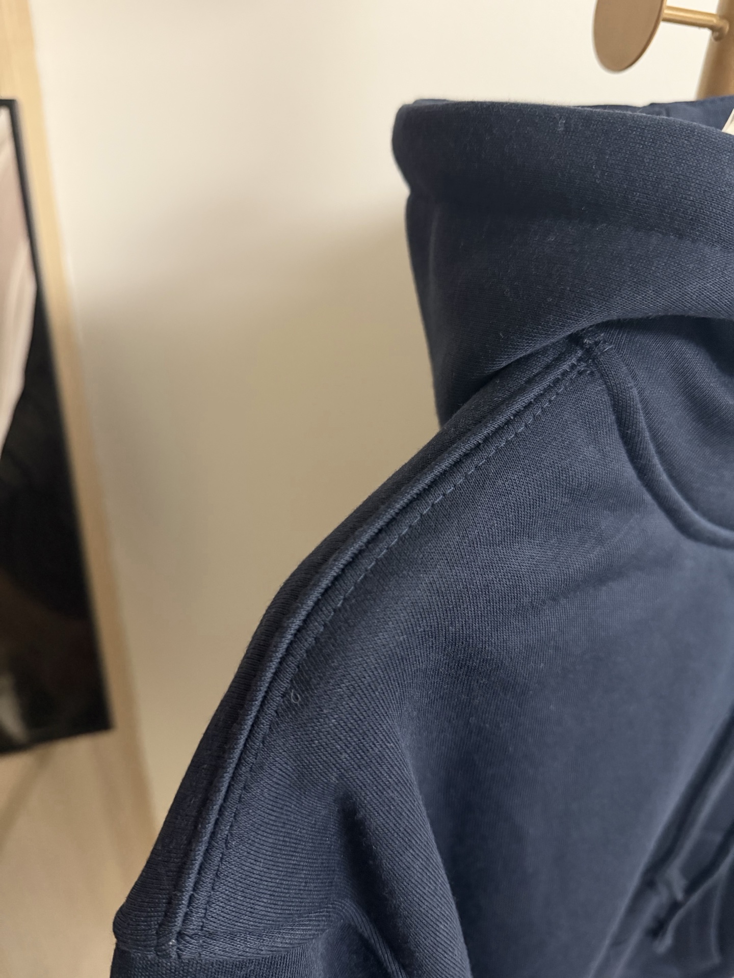 Champion/冠军 Supreme联名后背印花连帽外套 环保黑