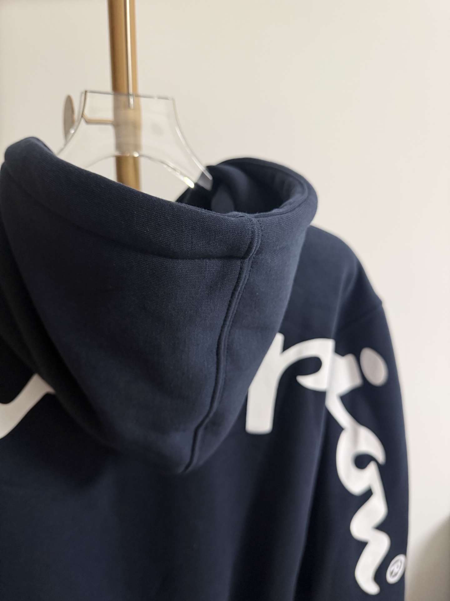 Champion/冠军 Supreme联名后背印花连帽外套 环保黑