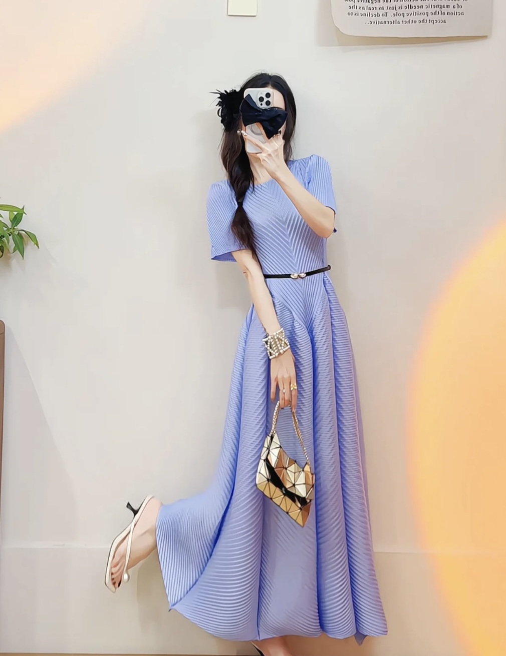 High-Quality Women’s Dress Set in Three Houses, Wrinkle-Resistant for Lifelong Elegance - 图片 4