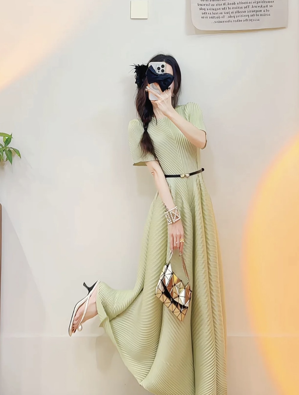 High-Quality Women’s Dress Set in Three Houses, Wrinkle-Resistant for Lifelong Elegance - 图片 3