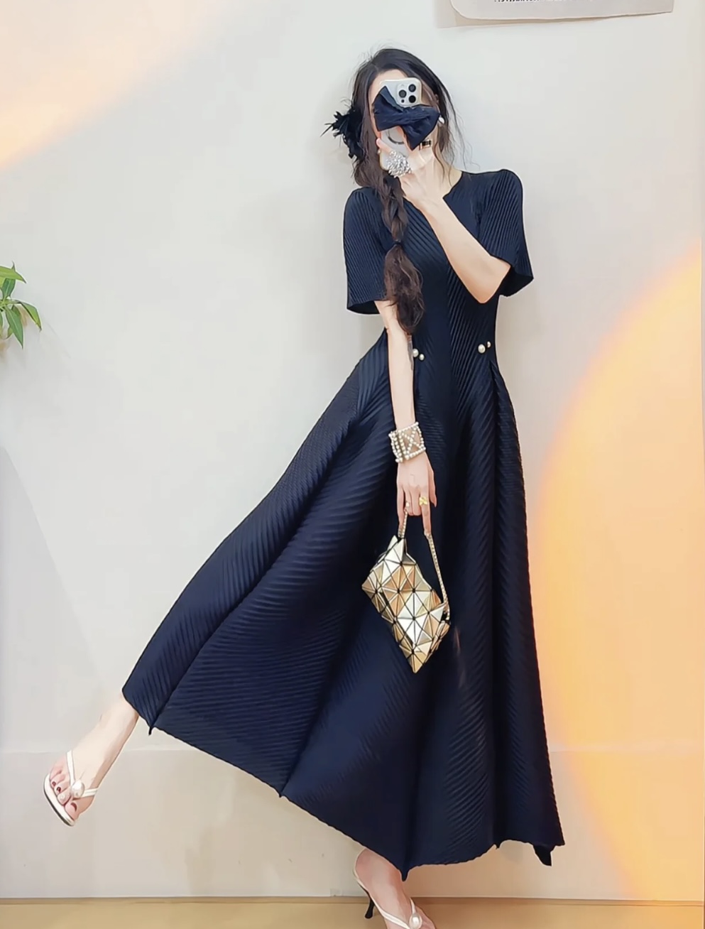 High-Quality Women’s Dress Set in Three Houses, Wrinkle-Resistant for Lifelong Elegance - 图片 8