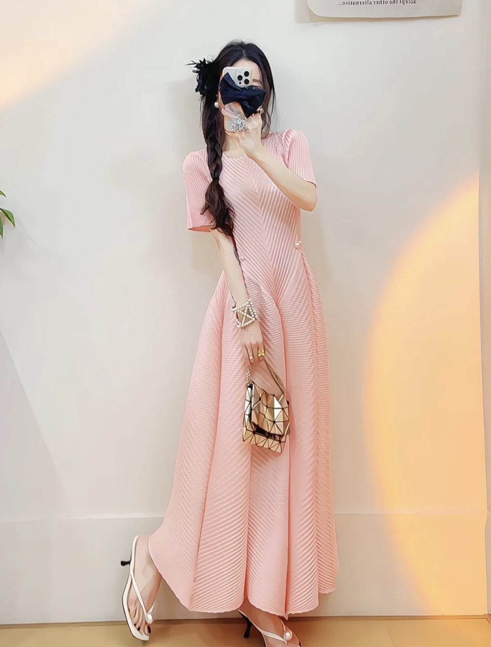High-Quality Women’s Dress Set in Three Houses, Wrinkle-Resistant for Lifelong Elegance - 图片 5
