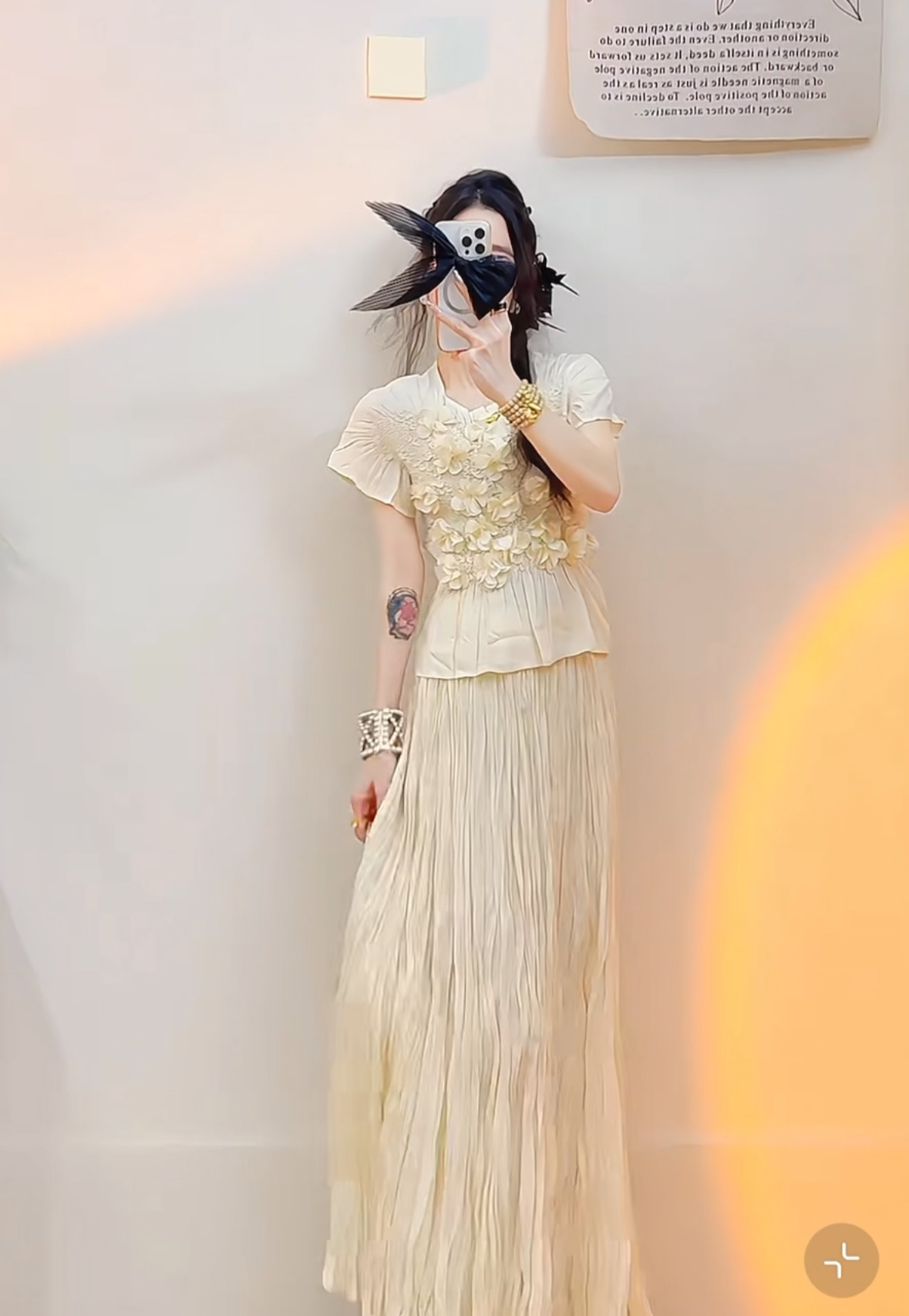 High Quality Women’s Clothes: Three Houses for Life, Wrinkled, Stereo-Pressure Suit - 图片 3