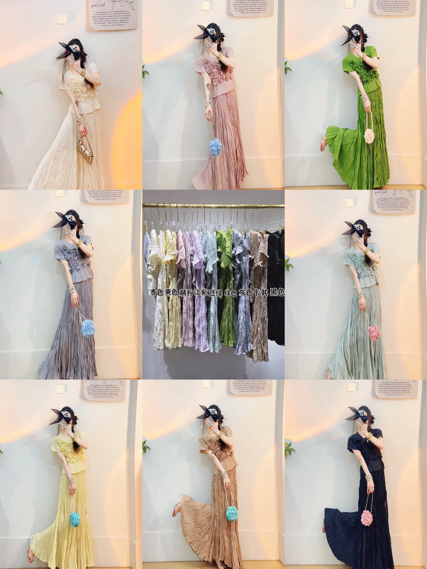 High Quality Women’s Clothes: Three Houses for Life, Wrinkled, Stereo-Pressure Suit - 图片 5