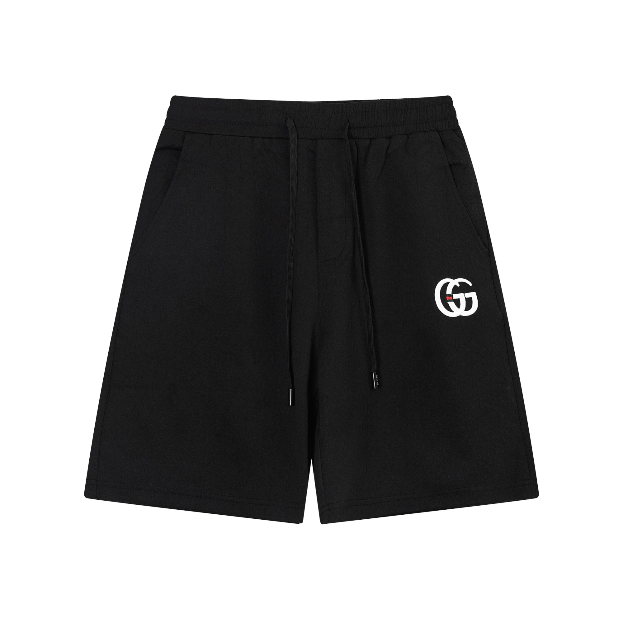 GUCCl Gucci 2024SS nuevos pantalones cortos de punto, tela personalizada con tejido waffle, técnica de jacquard de punt…