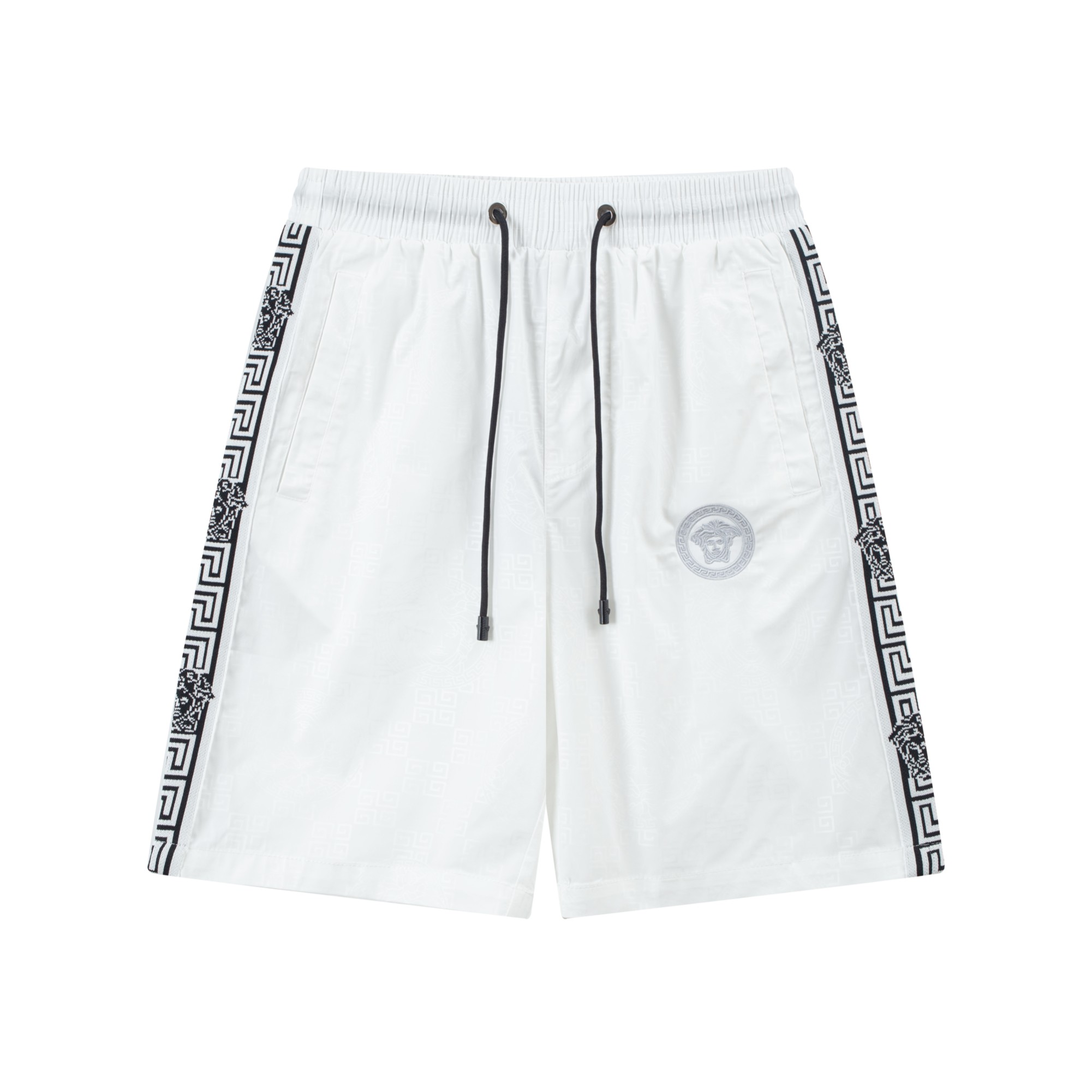 24SS Versace pantalones cortos de playa, colores: negro-blanco, tallas: M-4XL
