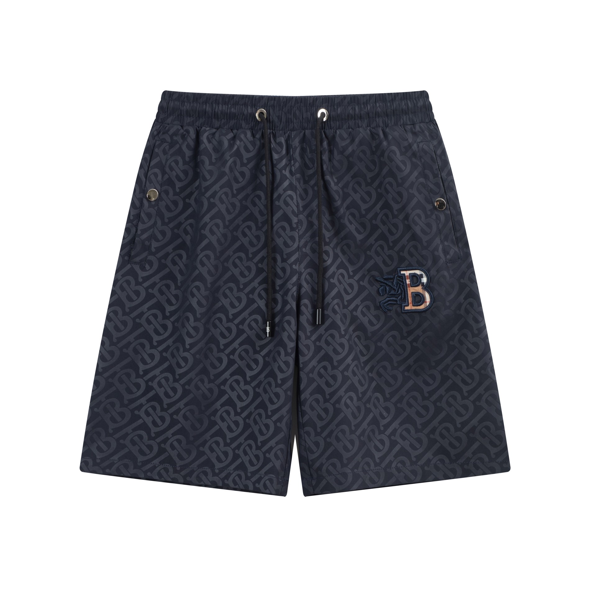 24SS Burberry BBR nuevo pantalón corto de playa. Colores: negro, azul marino, caqui. Tallas: M-4XL