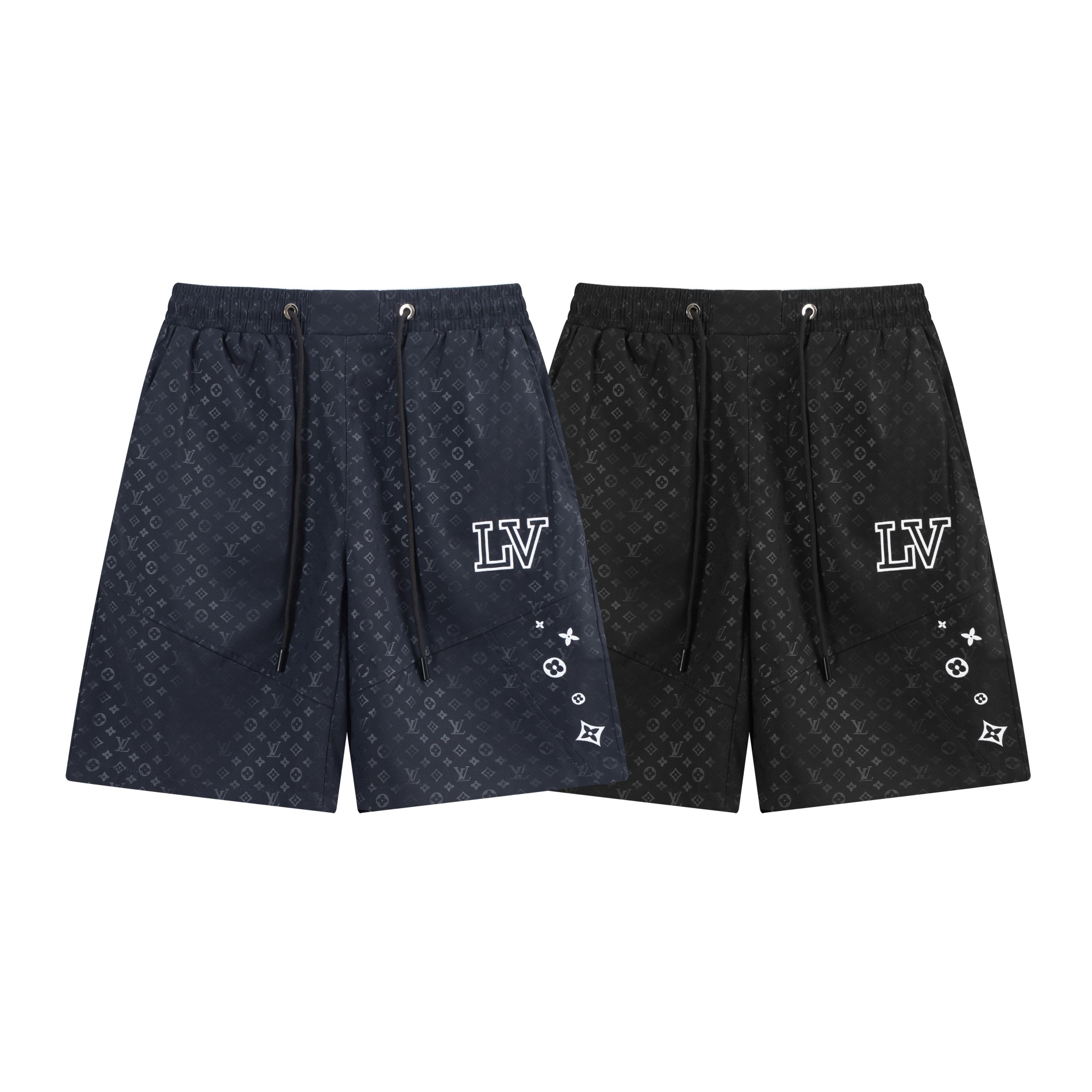 SSLV新款沙滩短裤颜色黑色宝蓝色尺寸M-4XL