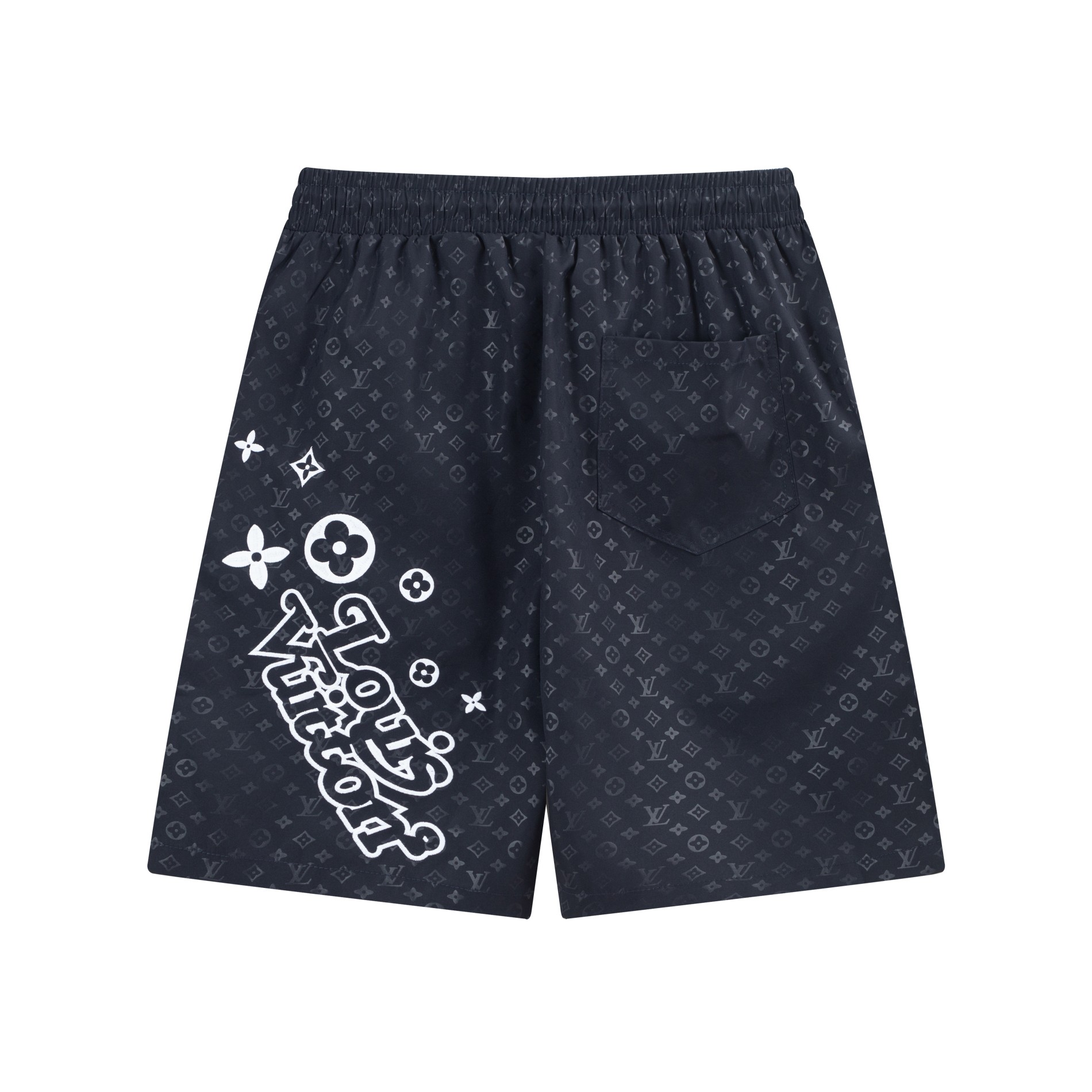 SSLV新款沙滩短裤颜色黑色宝蓝色尺寸M一4XL