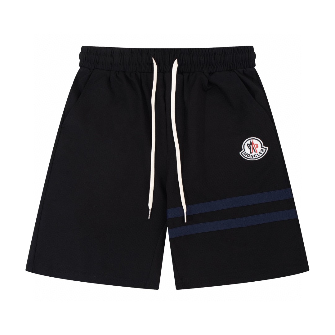 Mengkou 2024SS Nuevo estilo clásico de pantalones cortos de punto, tela personalizada con tejido waffle, bord…