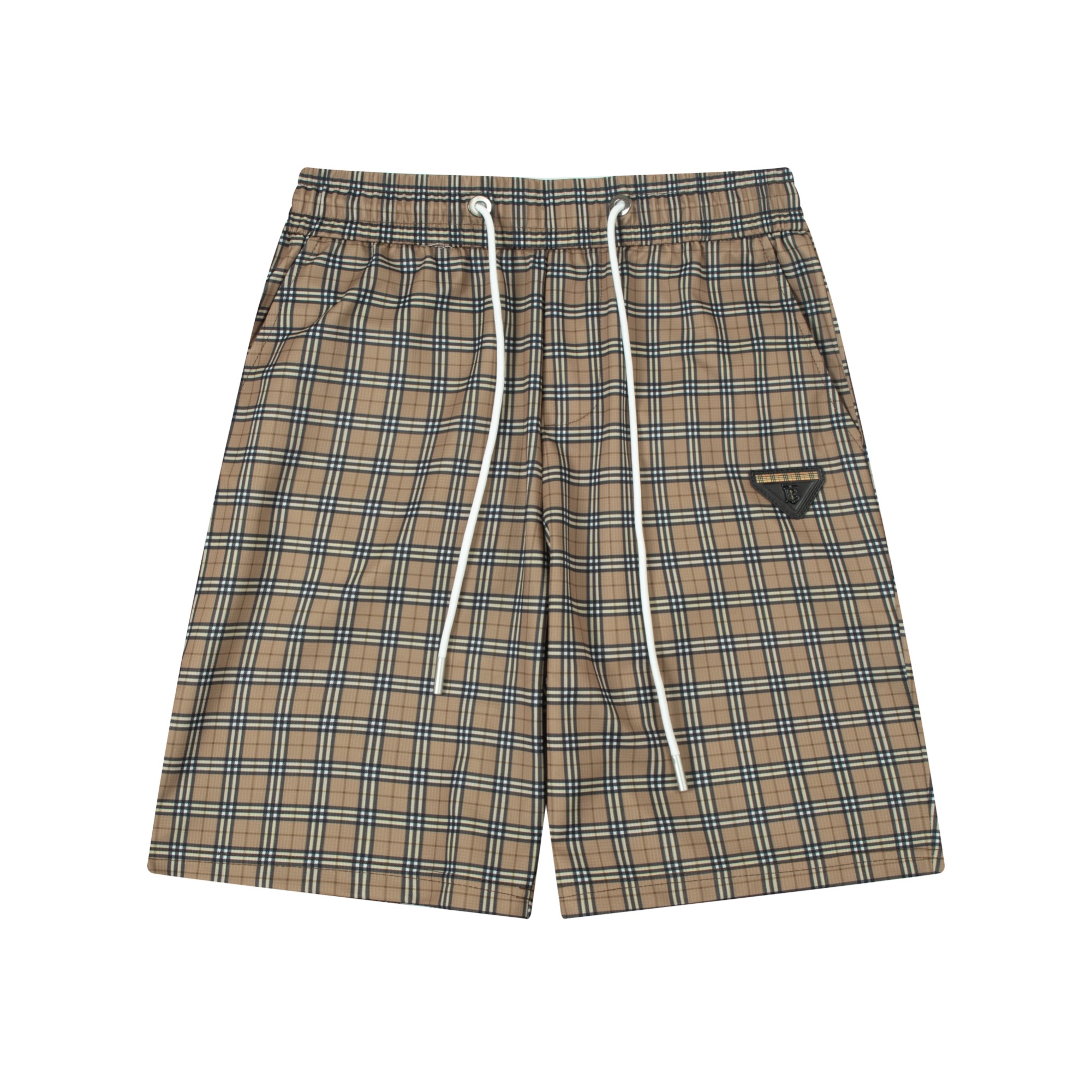 Burberry 2024SS nuevos pantalones cortos de punto, tejido personalizado con textura gofrada, técnica de jacqu…