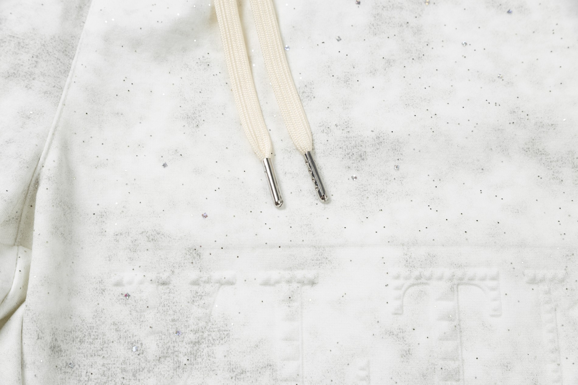 2024SS Valentino Knit Shorts: Muscle Fabric, Acid Wash, Sparkling Logo - 图片 6