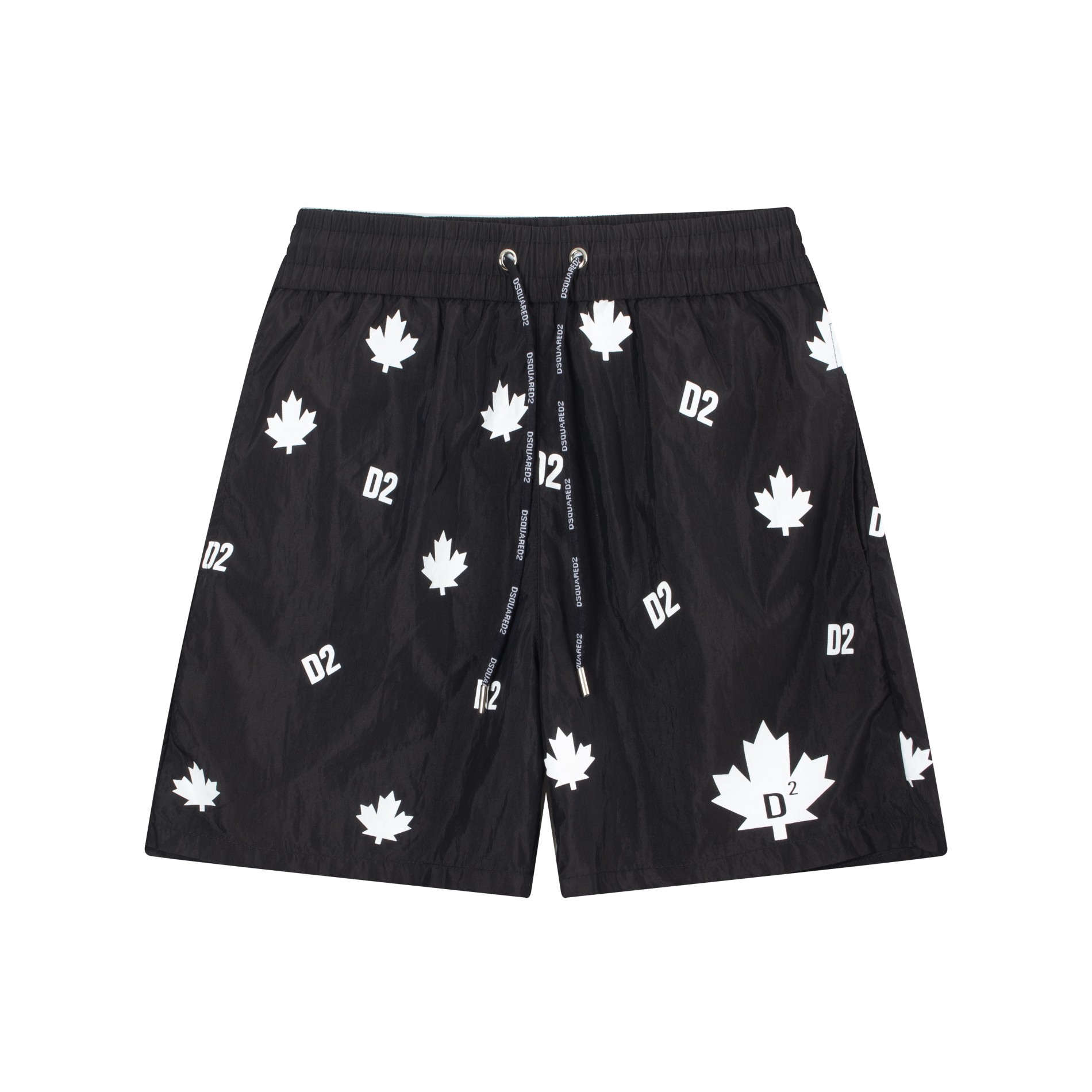 Dsquared2 Clothing Shorts Black Polyester Summer Collection Fashion Beach DSQUARED22024