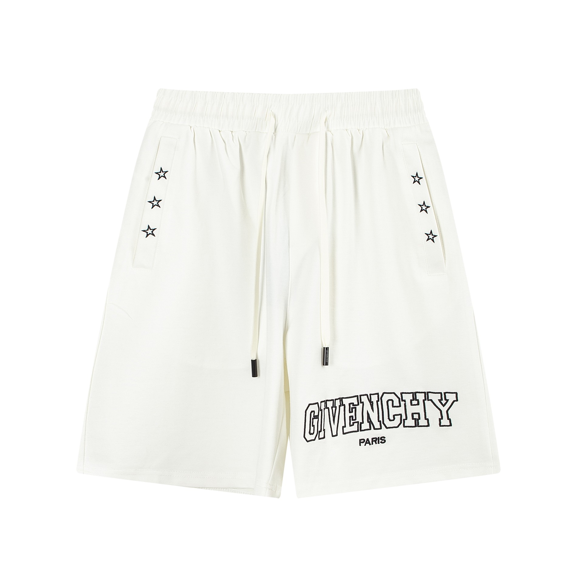 Givenchy 2024SS nuevos pantalones cortos clásicos de punto a cuadros, tejido personalizado utilizando el método de teji…