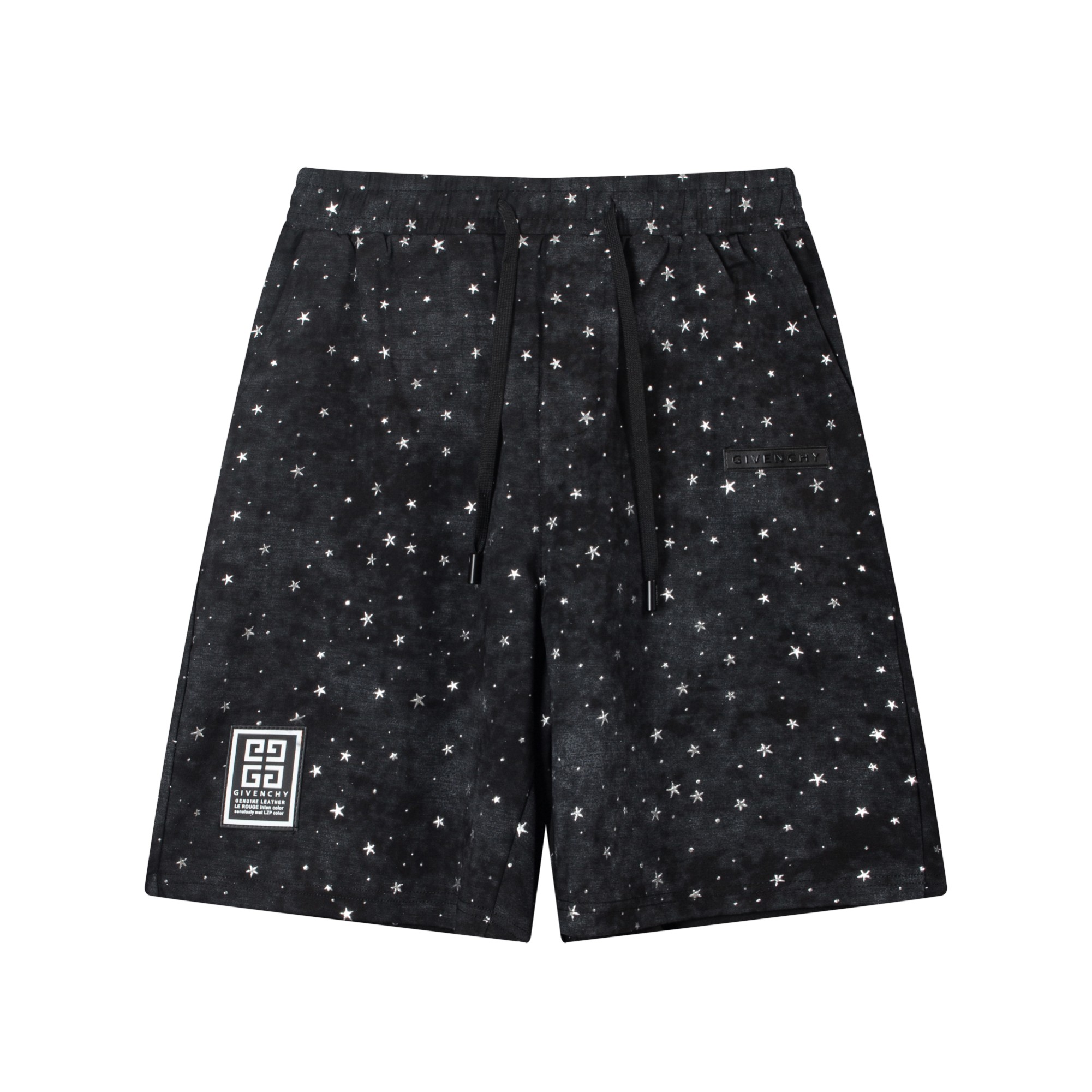 Nuevos pantalones cortos de punto clásicos de Givenchy 2024SS, tejido personalizado con método de tejido de tela de obl…