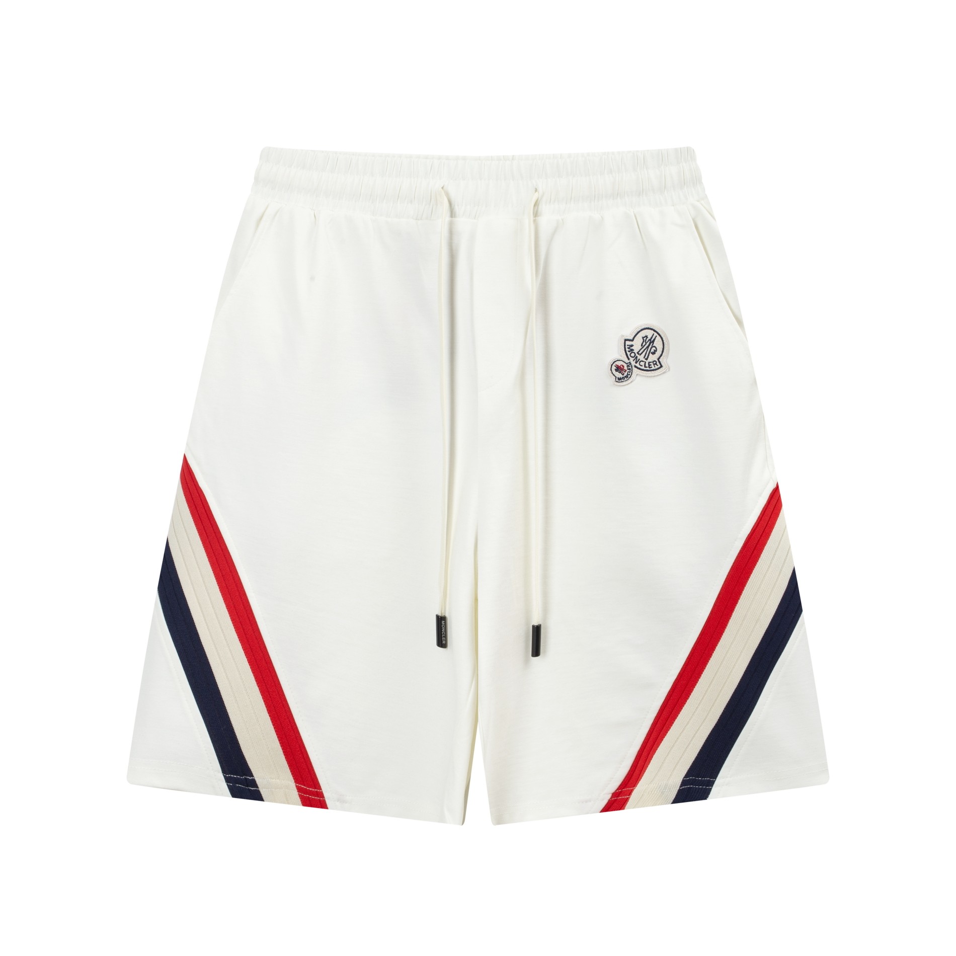 TB 2024SS nuevos pantalones cortos de punto clásicos con cuadros, tela personalizada con tejido gofrado, logo…