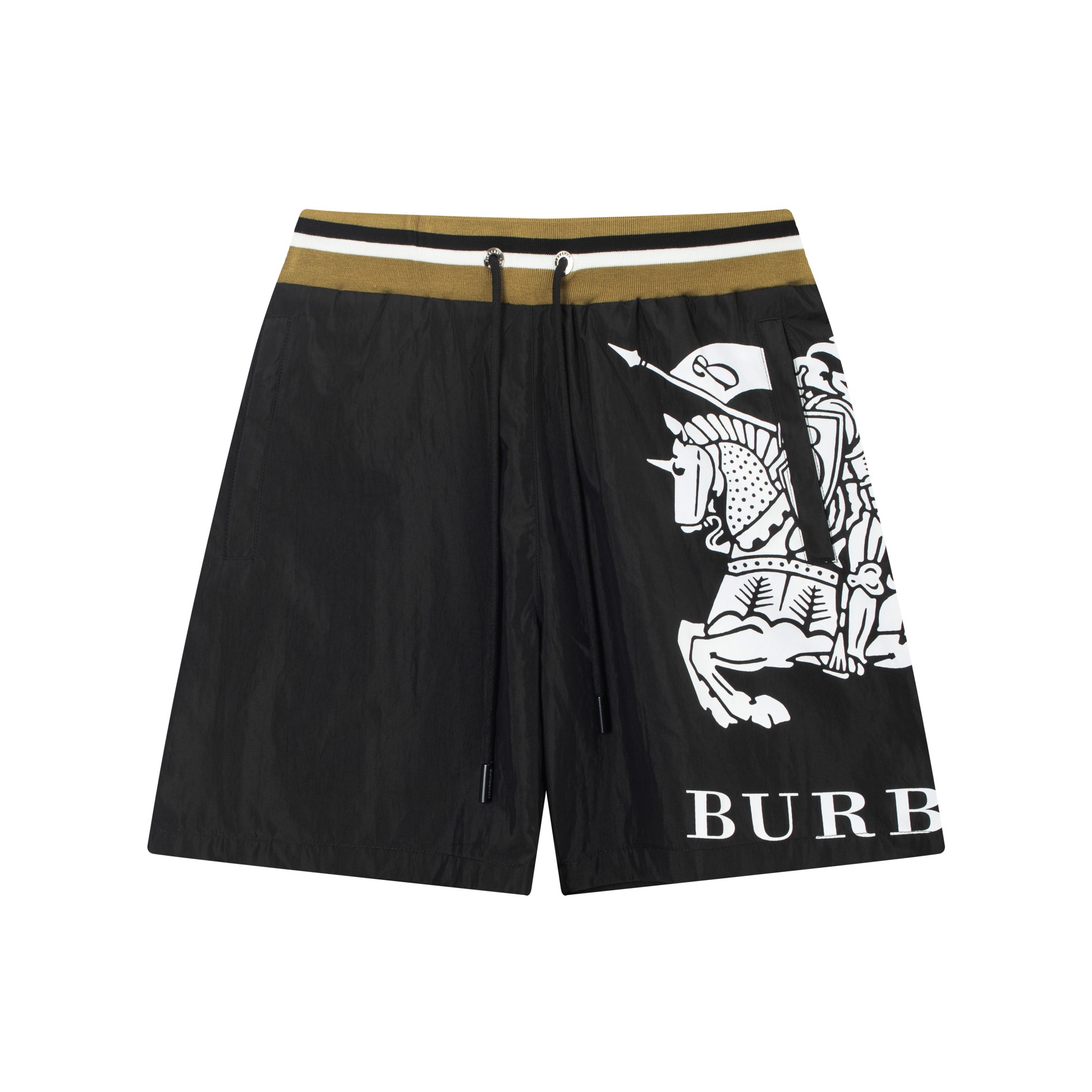 Burberry pantalones cortos de playa de moda con caballo de guerra, nueva temporada verano 2024, pantalones cortos de ci…