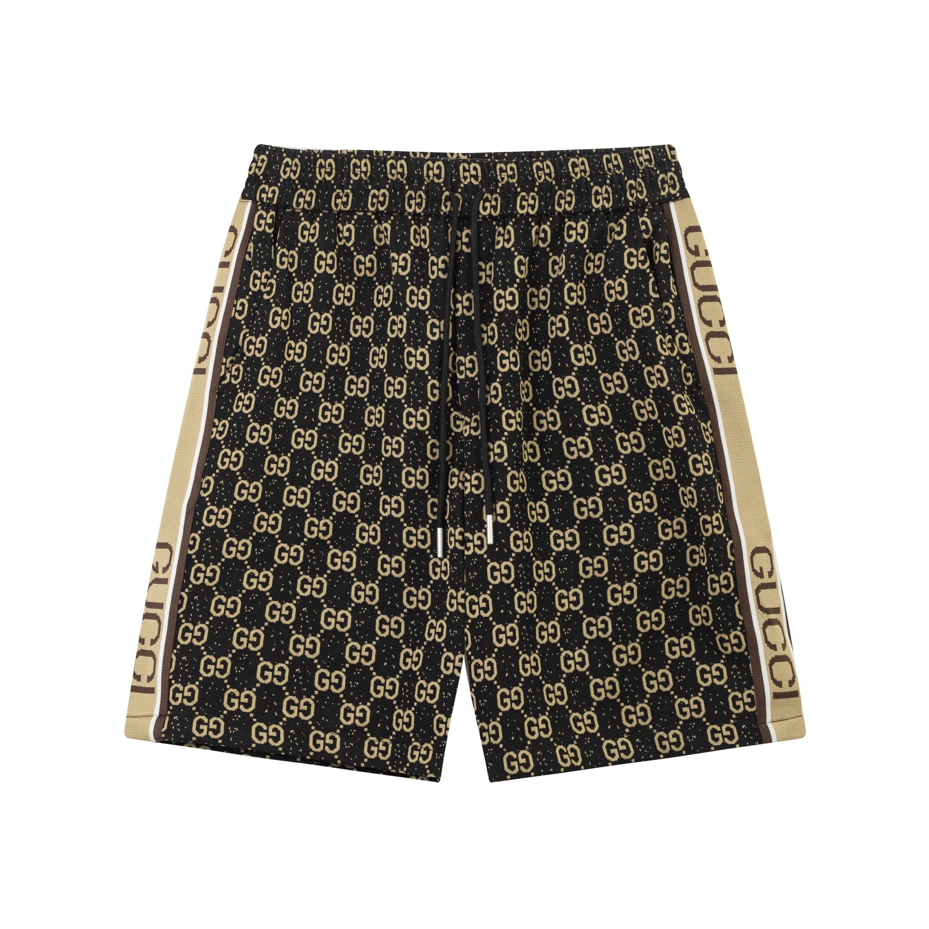 GUCCI Gucci 2024 primavera-verano nuevo modelo pantalones cortos de punto jacquard de alta calidad, estampado digital d…