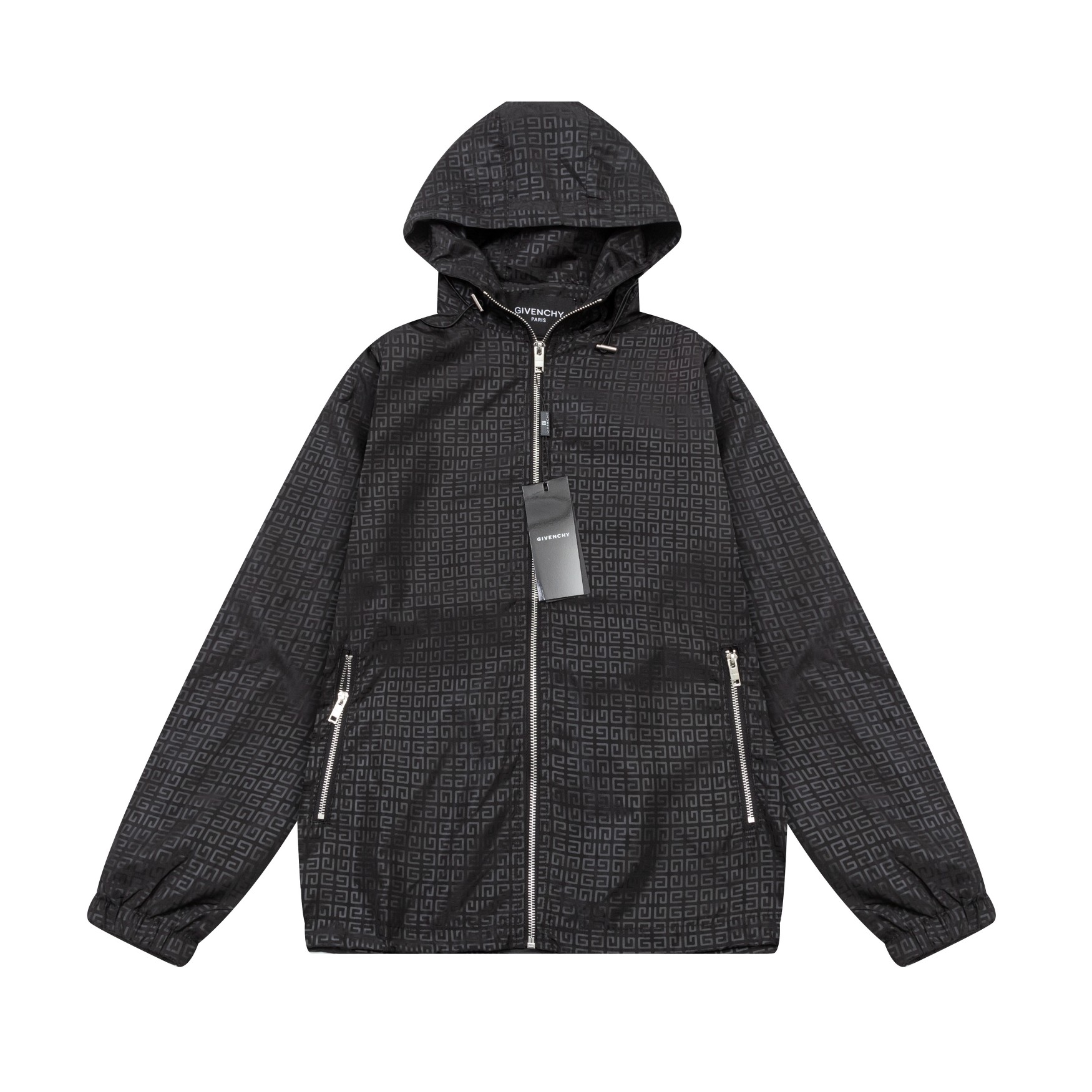 2024 GIVENCHY nueva chaqueta cortavientos con capucha de principios de otoño, sincronizada con el sitio web oficial. Cl…