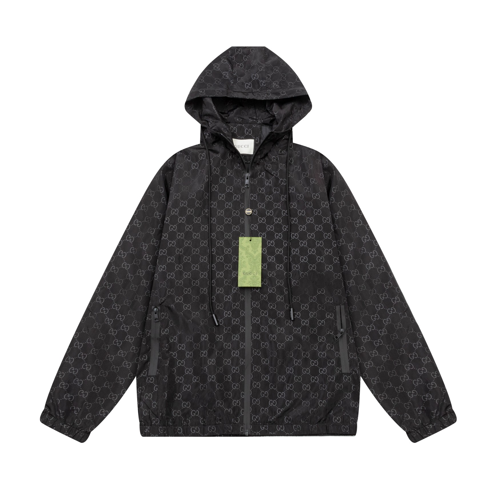 2024 Gucci GUCCl nuova giacca antivento con cappuccio inizio autunno, sincronizzata con il sito ufficiale, classico log…