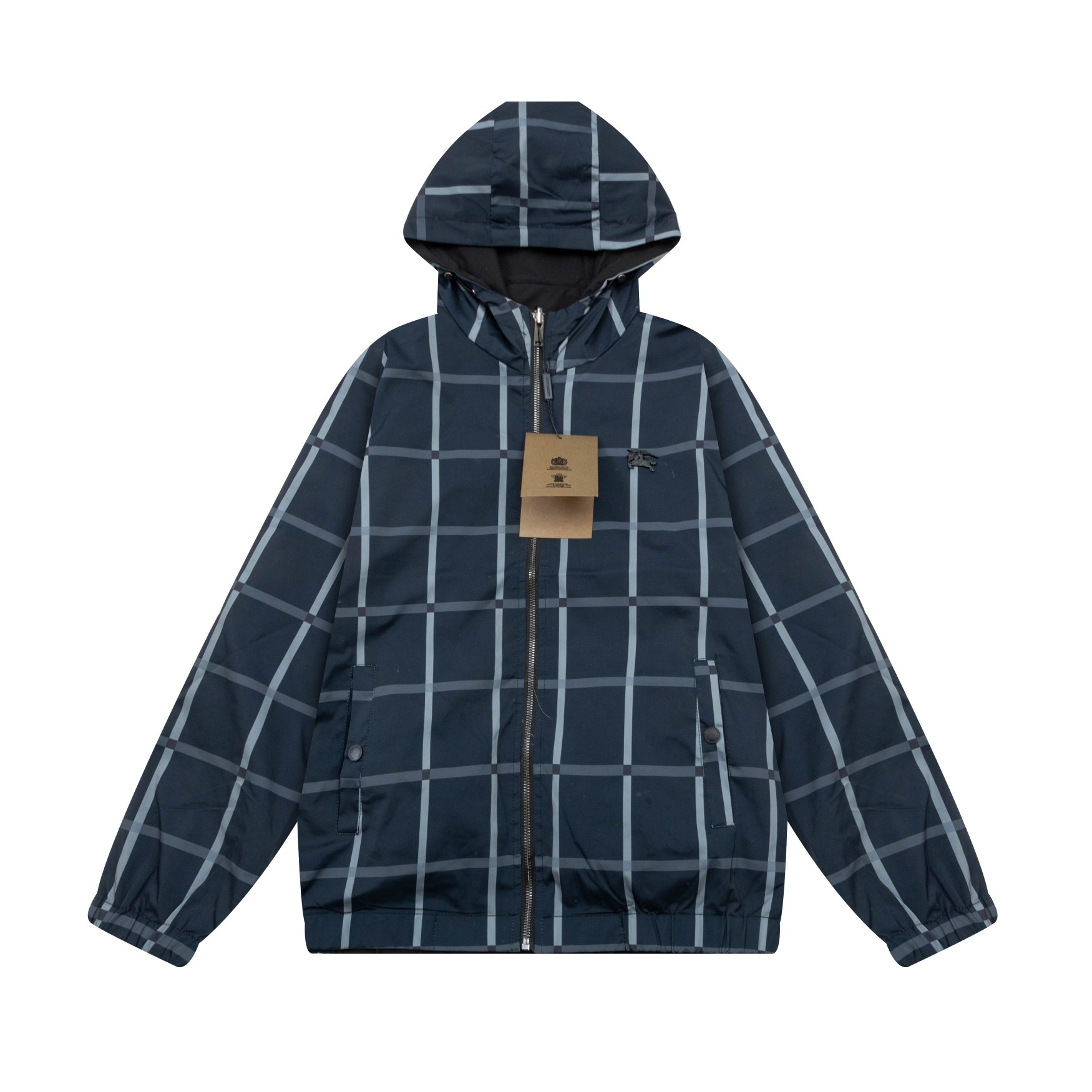 Burberry Clothing Coats & Jackets Lattice Fall/Winter Collection Fashion Hooded Top