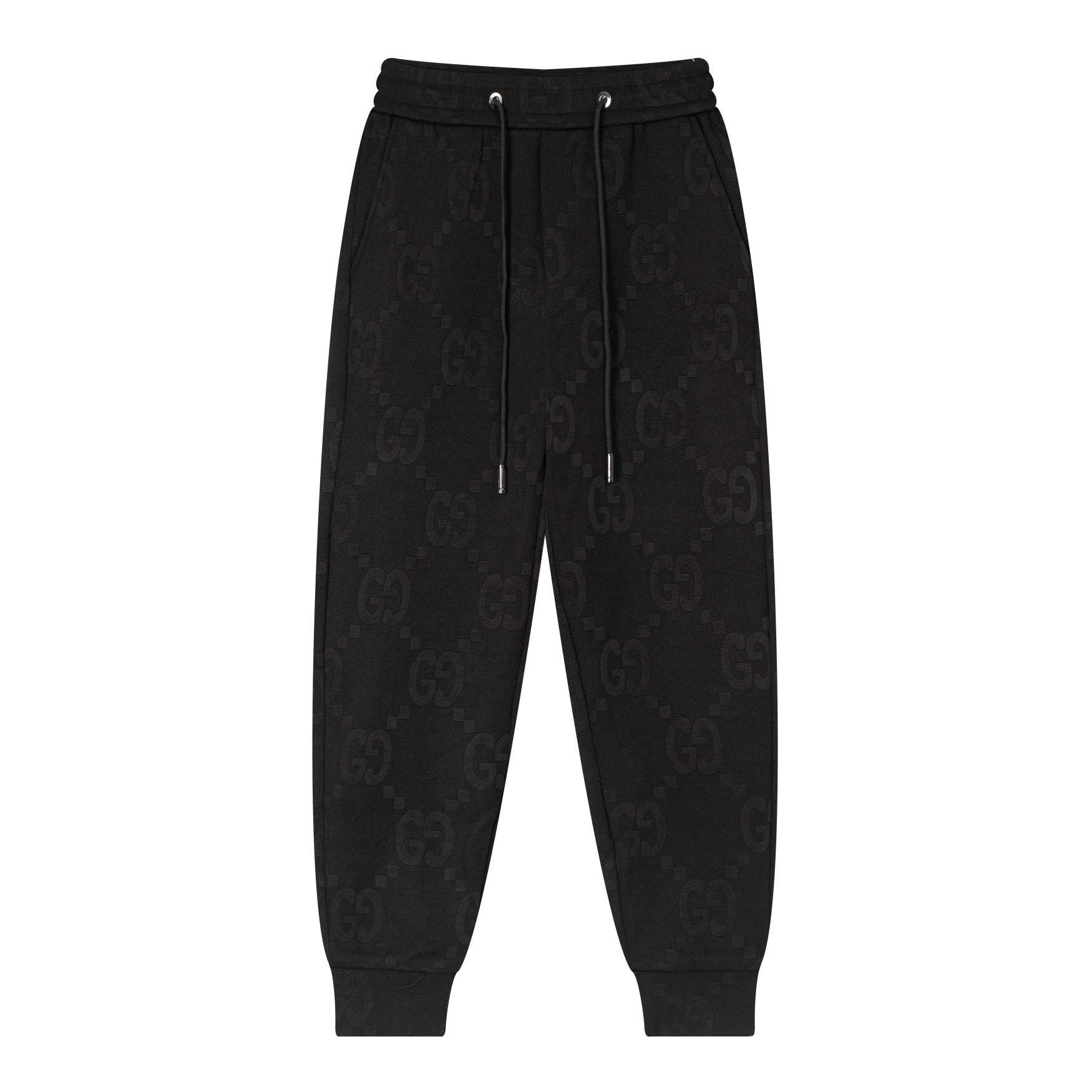 Gucci GUCCI 2024 Nueva colección de principios de otoño Pantalones deportivos de ocio con cinta tejida y logo antiguo e…