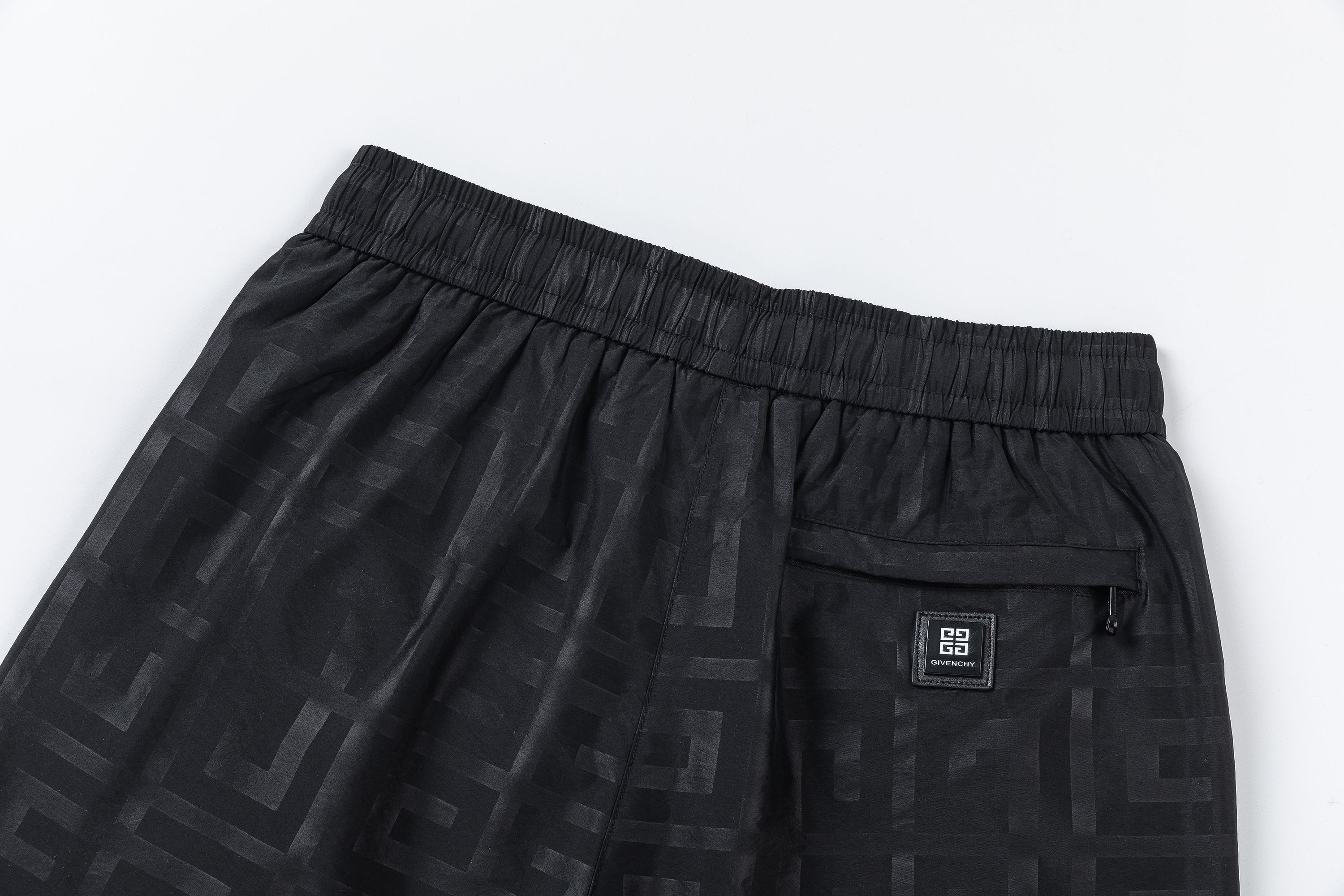 Givenchy 2025 Logo Beach Pants: High-Quality Polyester, Black, Various Sizes - 图片 5