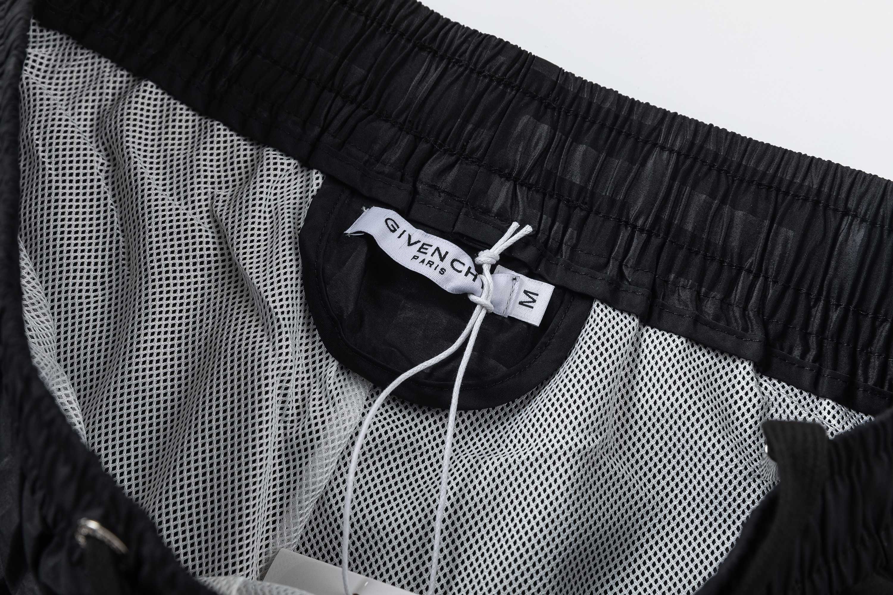 Givenchy 2025 Logo Beach Pants: High-Quality Polyester, Black, Various Sizes - 图片 9