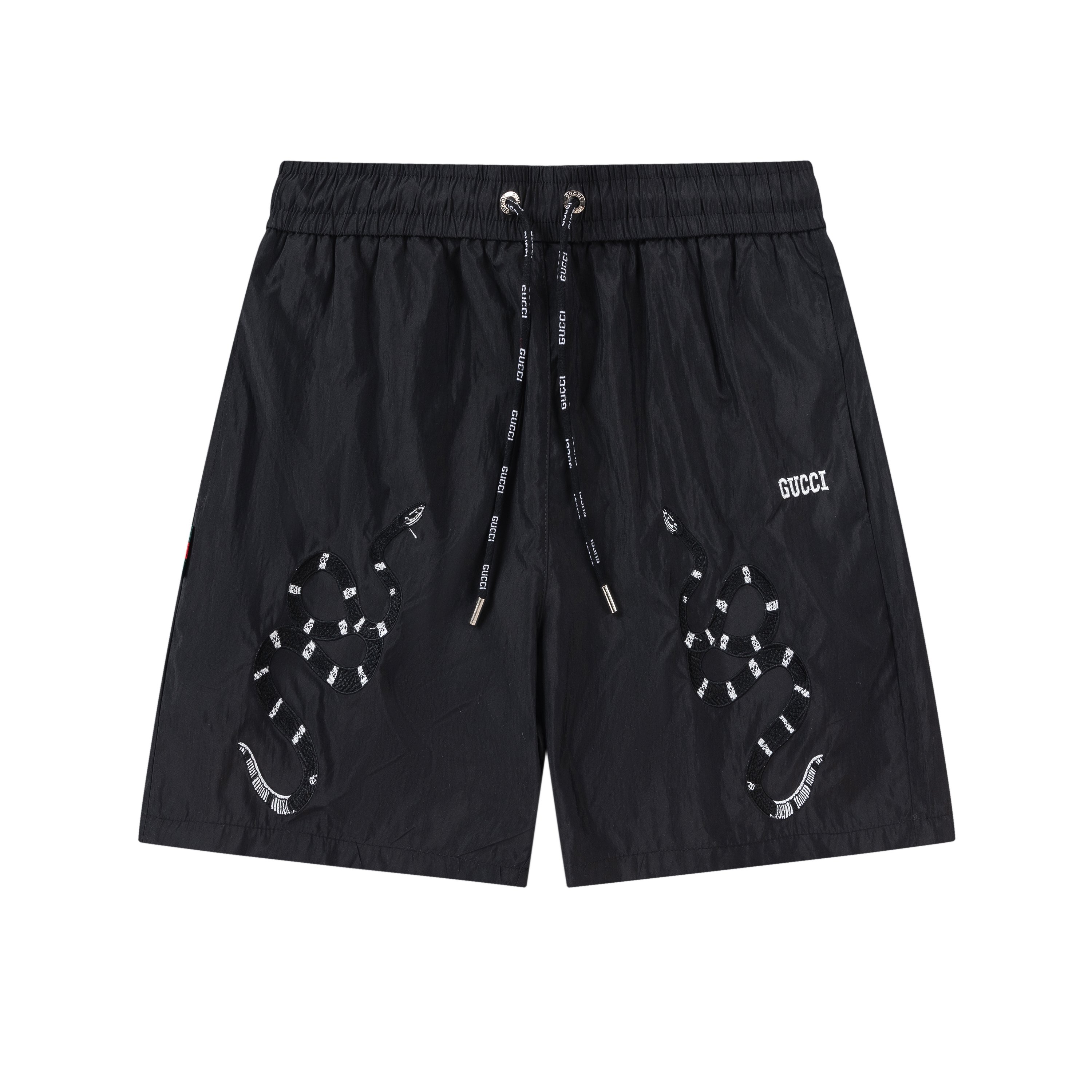 GUCCI Gucci 2025 primavera/verano Logo bordado. Nuevos pantalones cortos de playa de moda, con malla interior, shorts d…