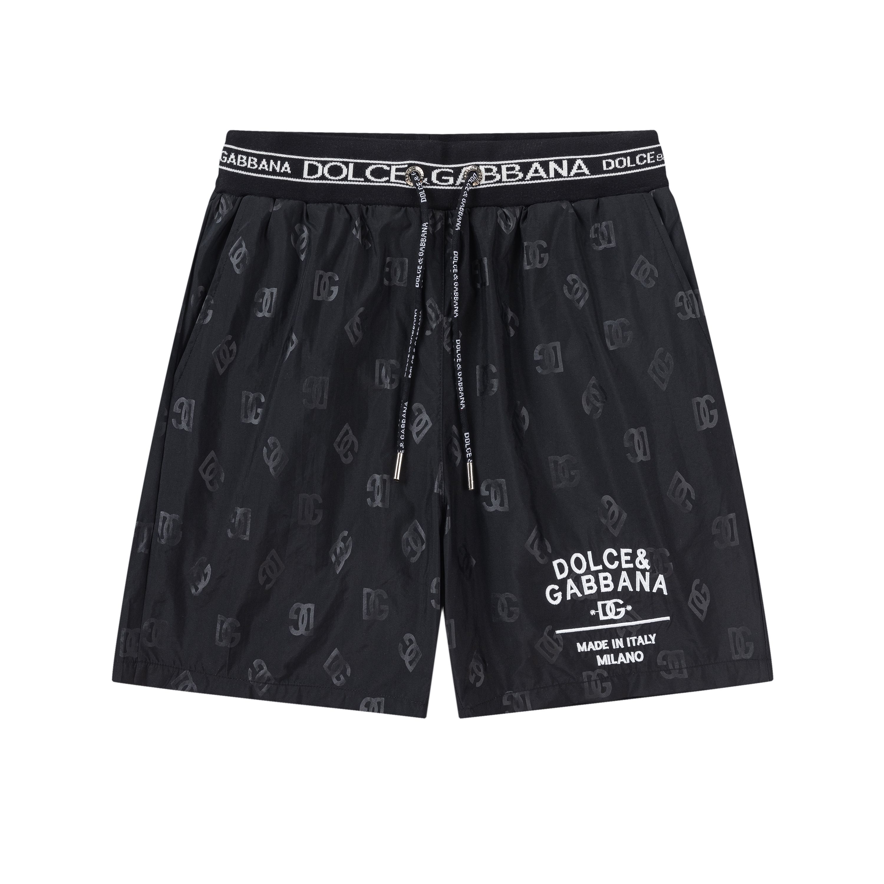 DG Dolce & Gabbana 2025 primavera-verano estampado completo, logo bordado. Nuevos pantalones de playa de moda, con mall…