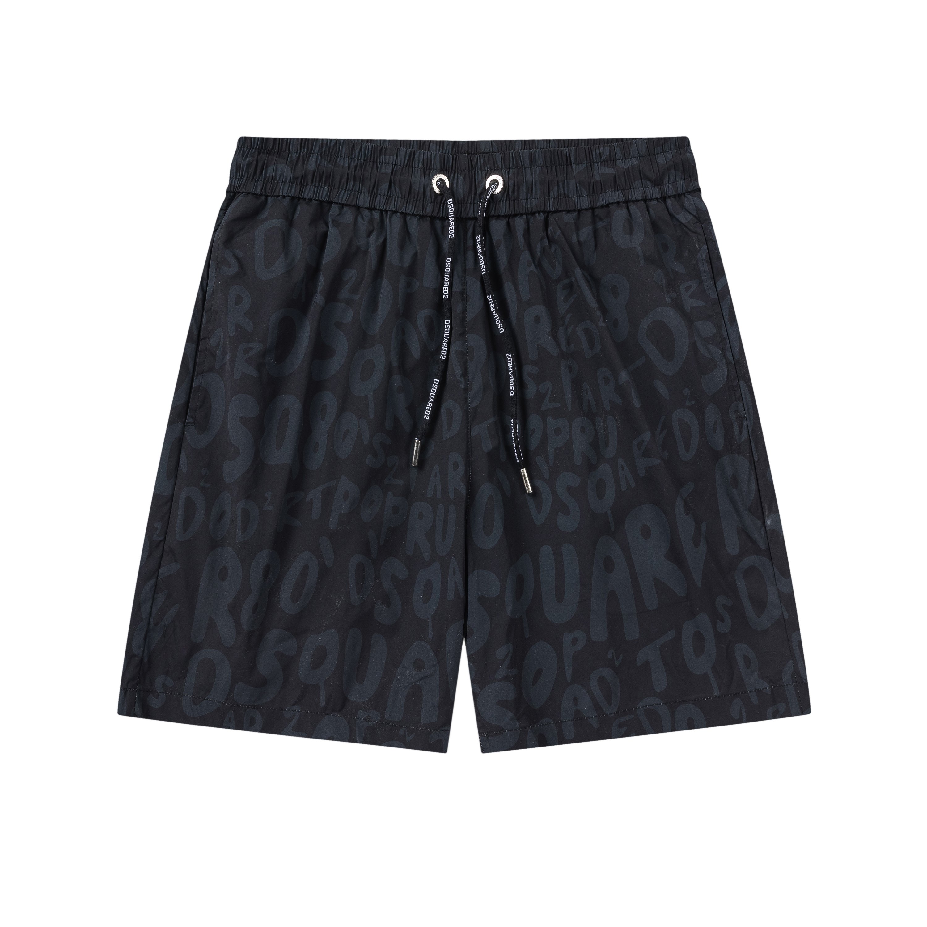DSQUARED2 2025 Primavera/Verano Logo bordado. Nuevo estilo de pantalones cortos de playa de moda, con forro de malla, s…